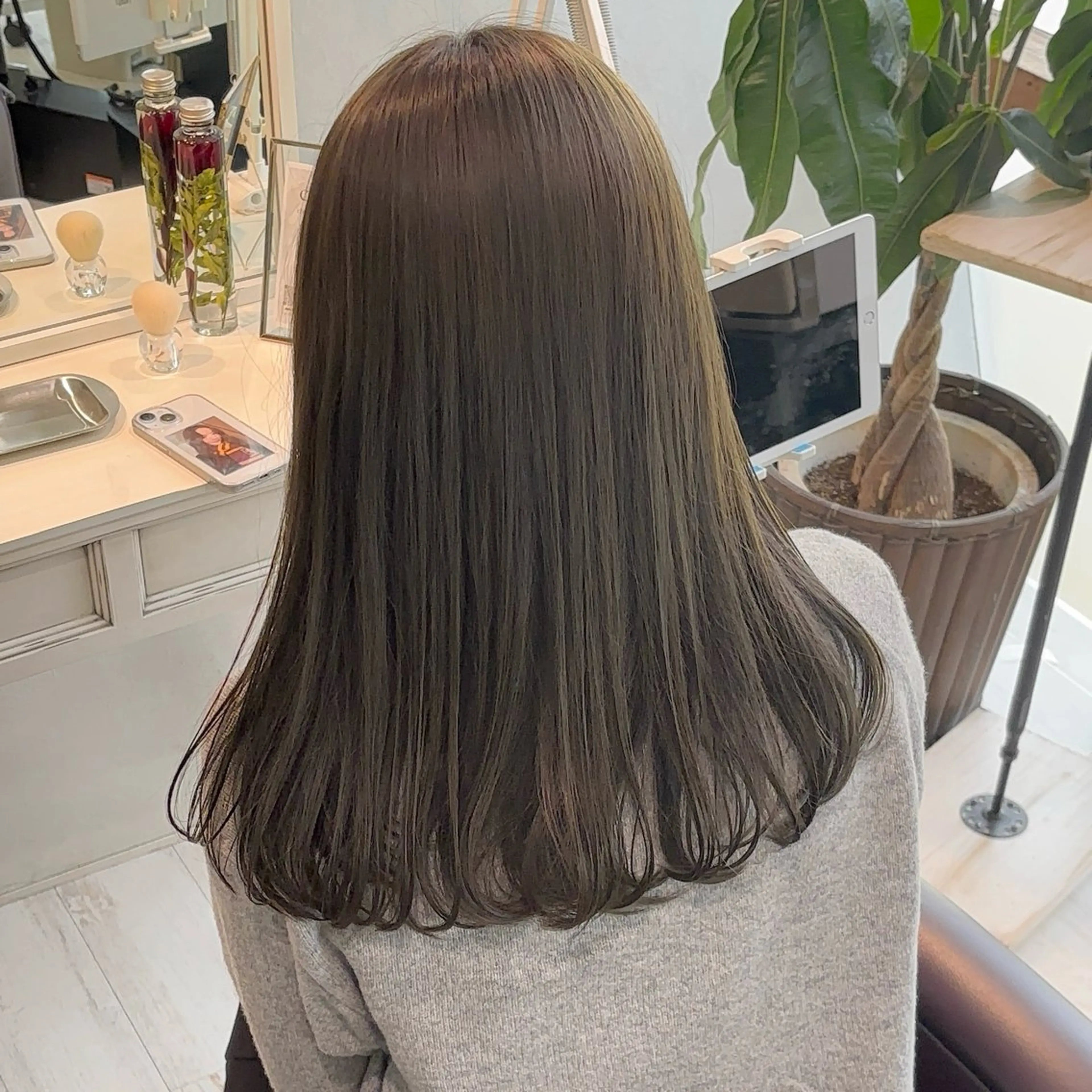 ブリーチなし透明感ダブルカラーの写真