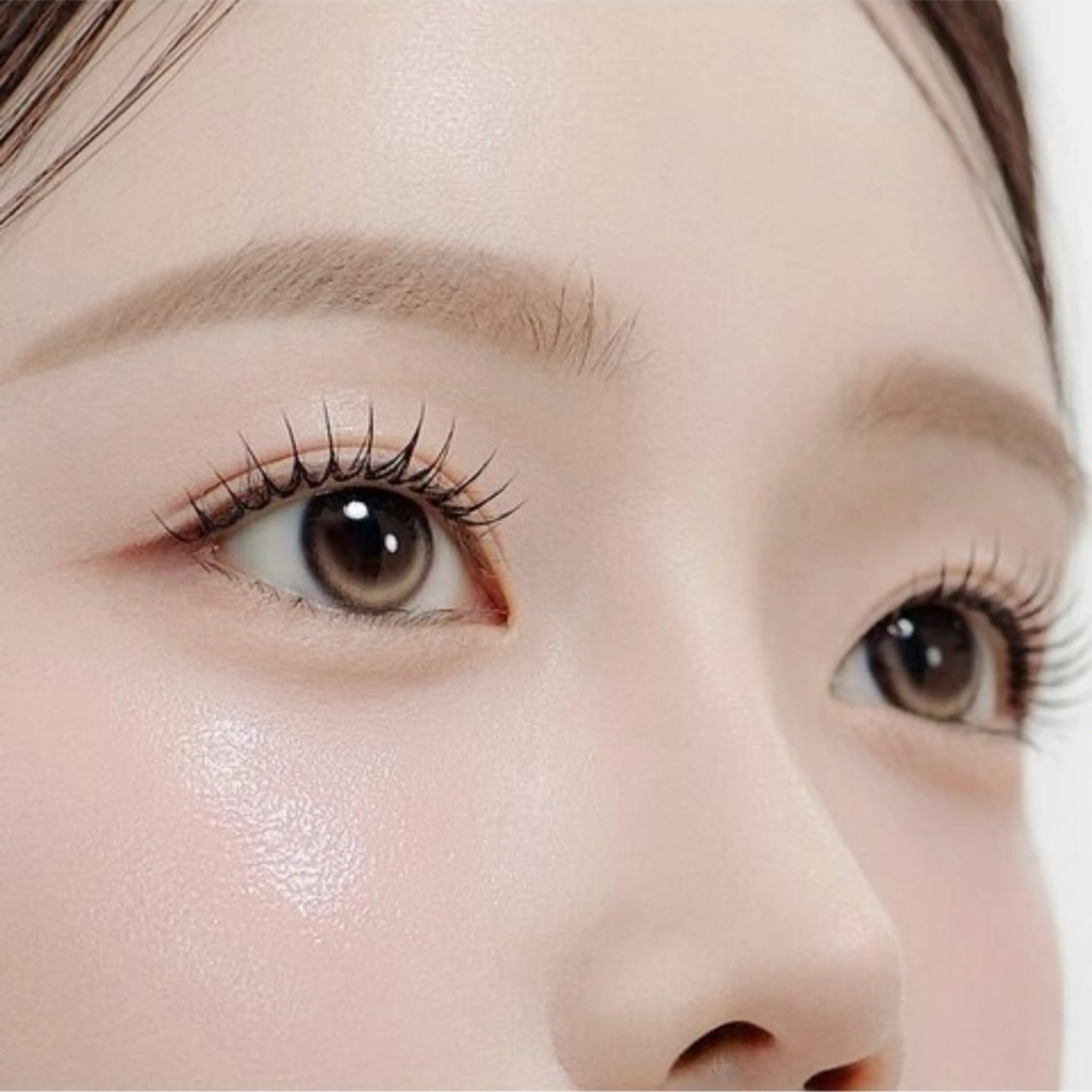 (マツエク)(LED限定無料)アンドヘルシー＋フラットラッシュ100本＋パーマ　コーティング付きの写真