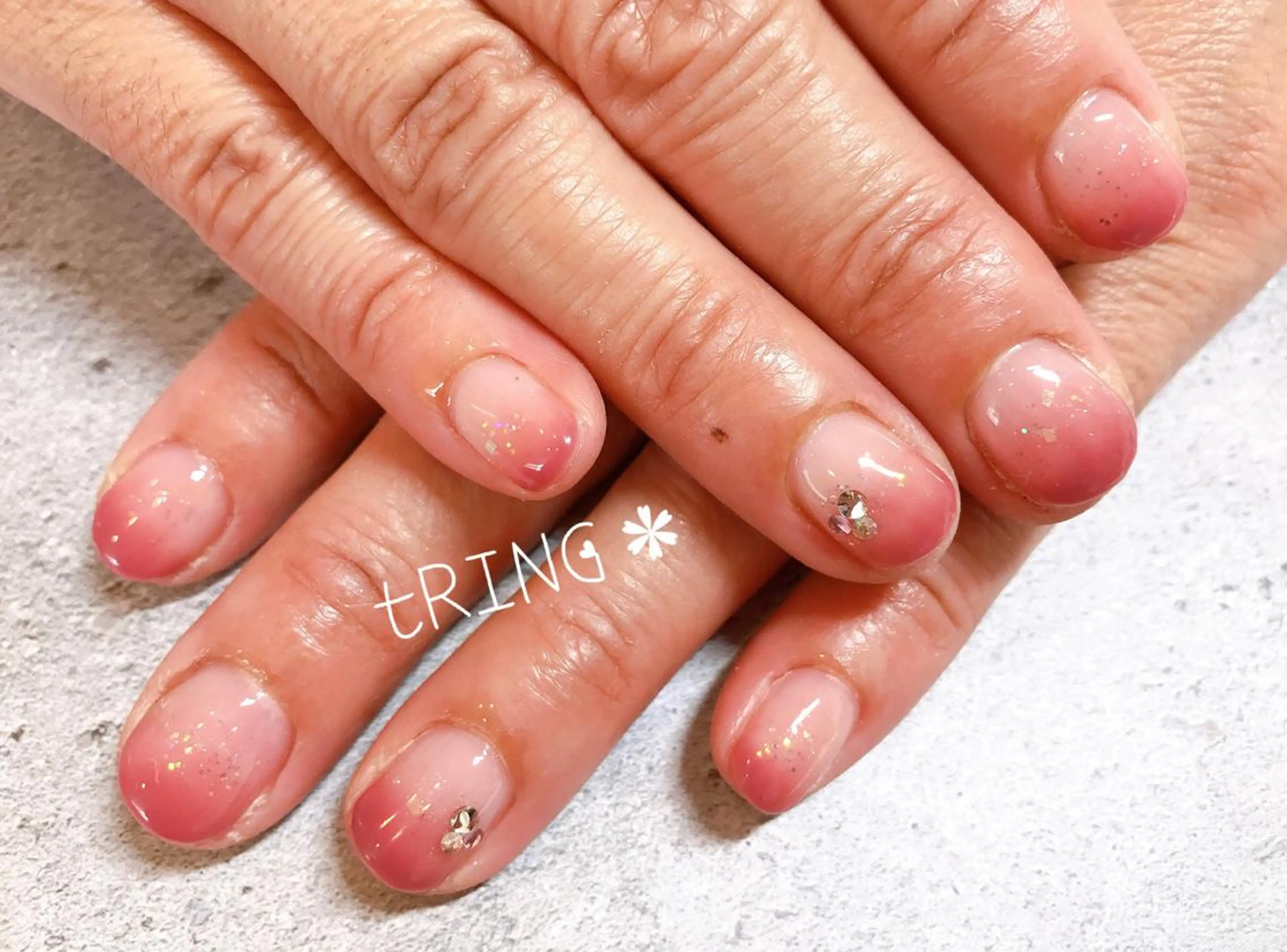 ネイル ハンドネイル tRING＊ しいの木台のネイルデザイン