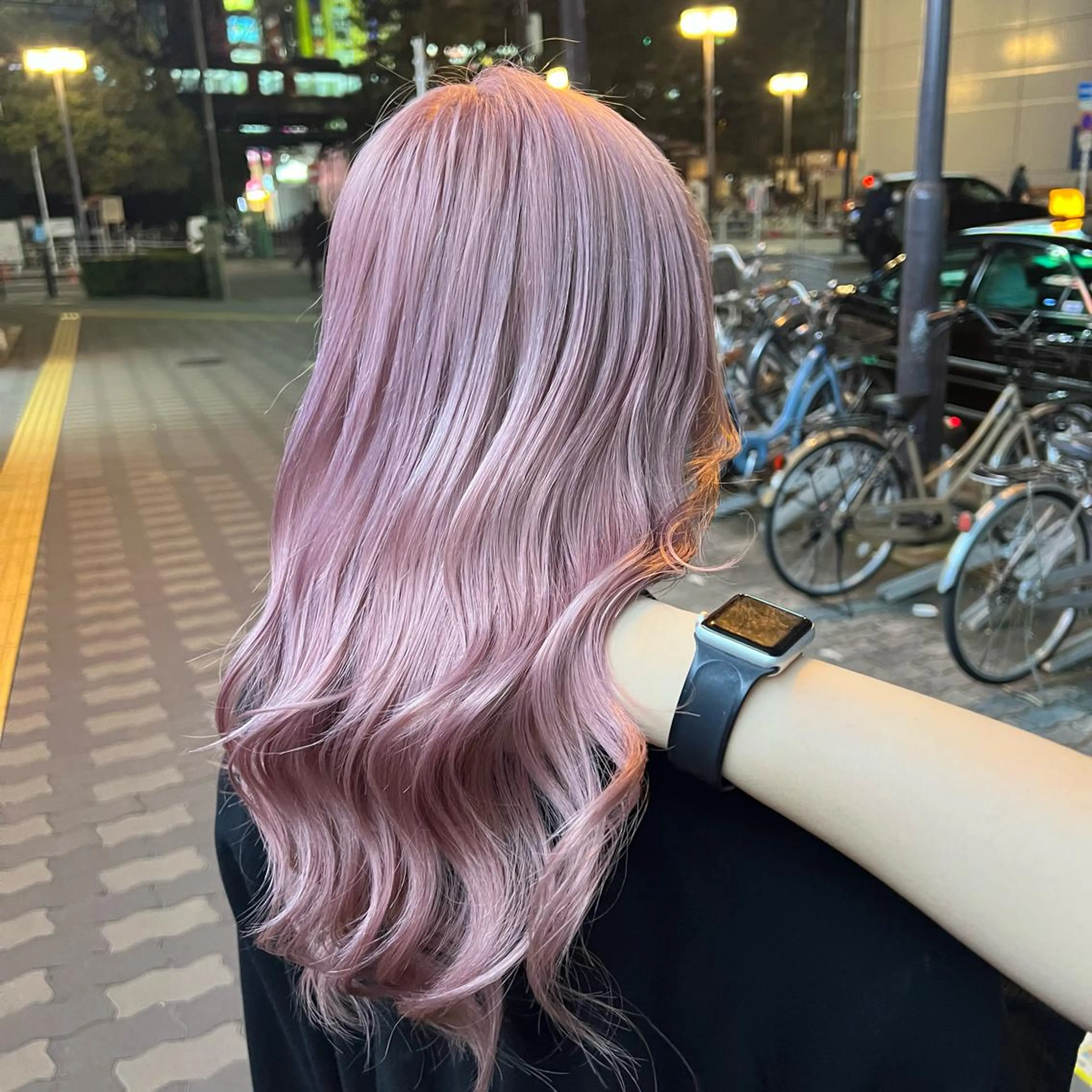 ロング カラー マンツーマン女性 美容師 奏のヘアスタイル