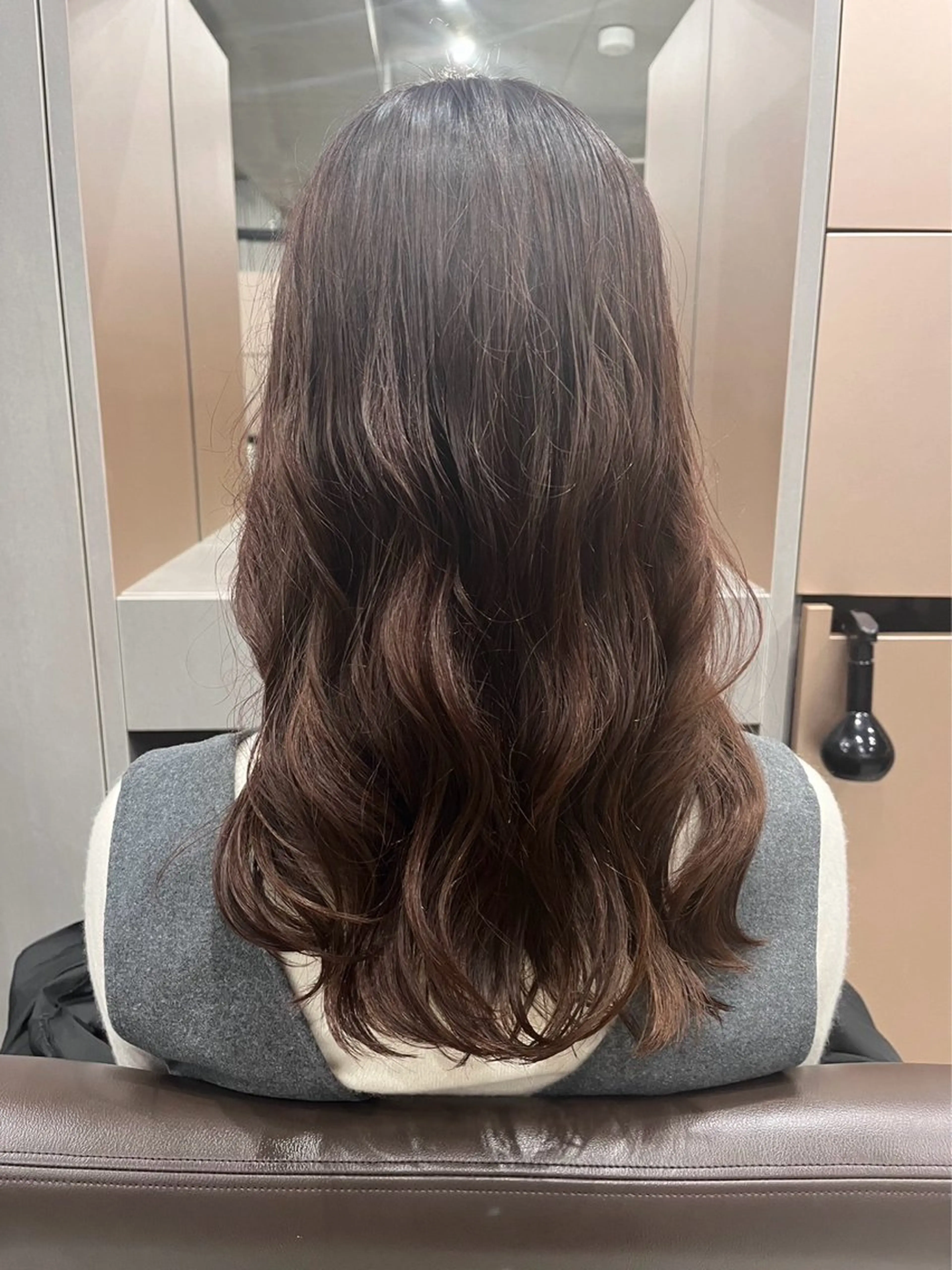 ミディアム カラー パーマ カット ヘアカラー 表参道/髪質改善・ 透明感 colorのヘアスタイル