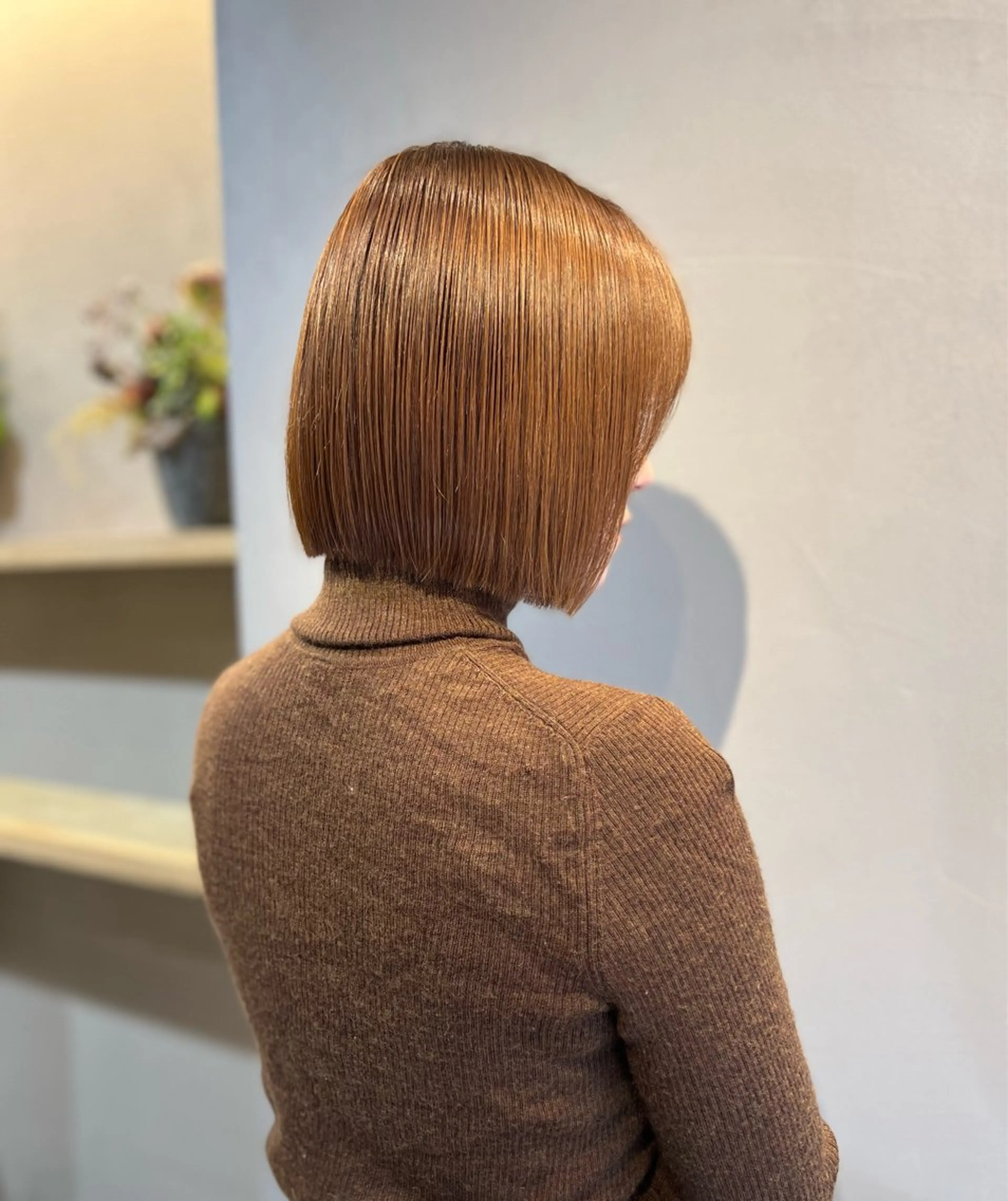 ショート カラー ベージュカラー ボブ 神戸ボブ✂️ ioe三宮/田 伸佳のヘアスタイル