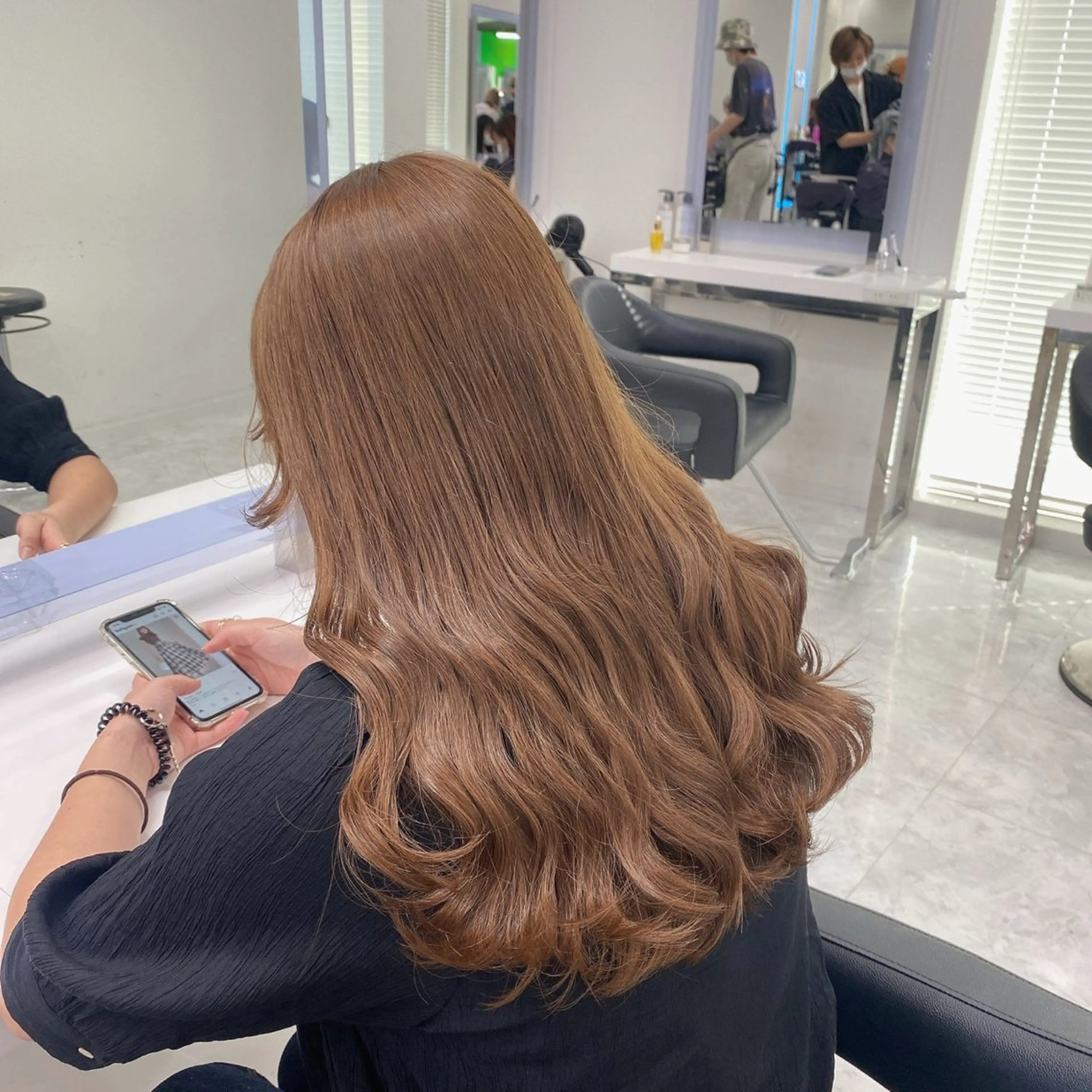 ロング カラー 赤み消し透明感🩶 銀座Ryota🩶のヘアスタイル