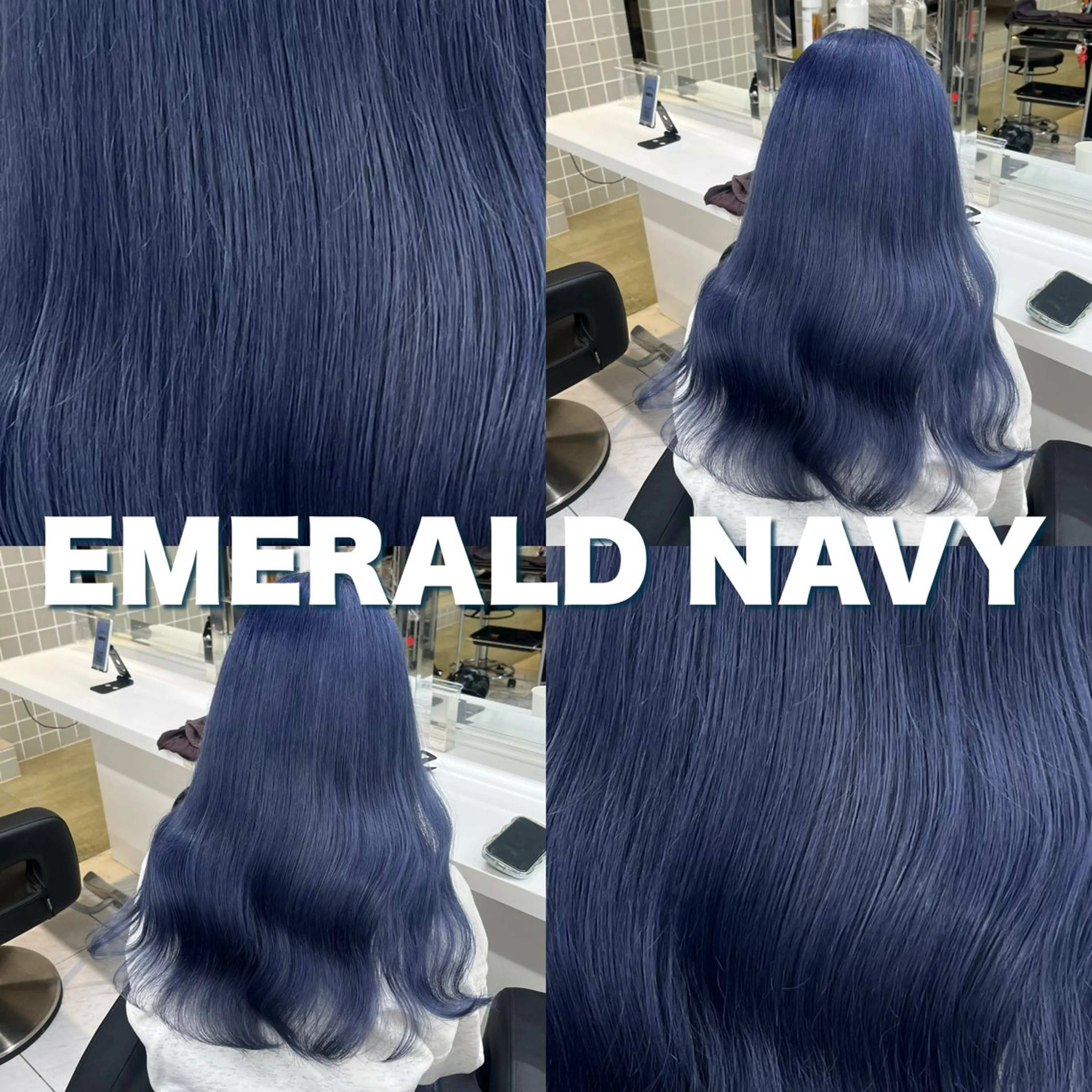 ロング ヘアカラー トリートメント ヘッドスパ ヘアセット 寒色＆ブリーチ特化 寒色MiOのヘアスタイル