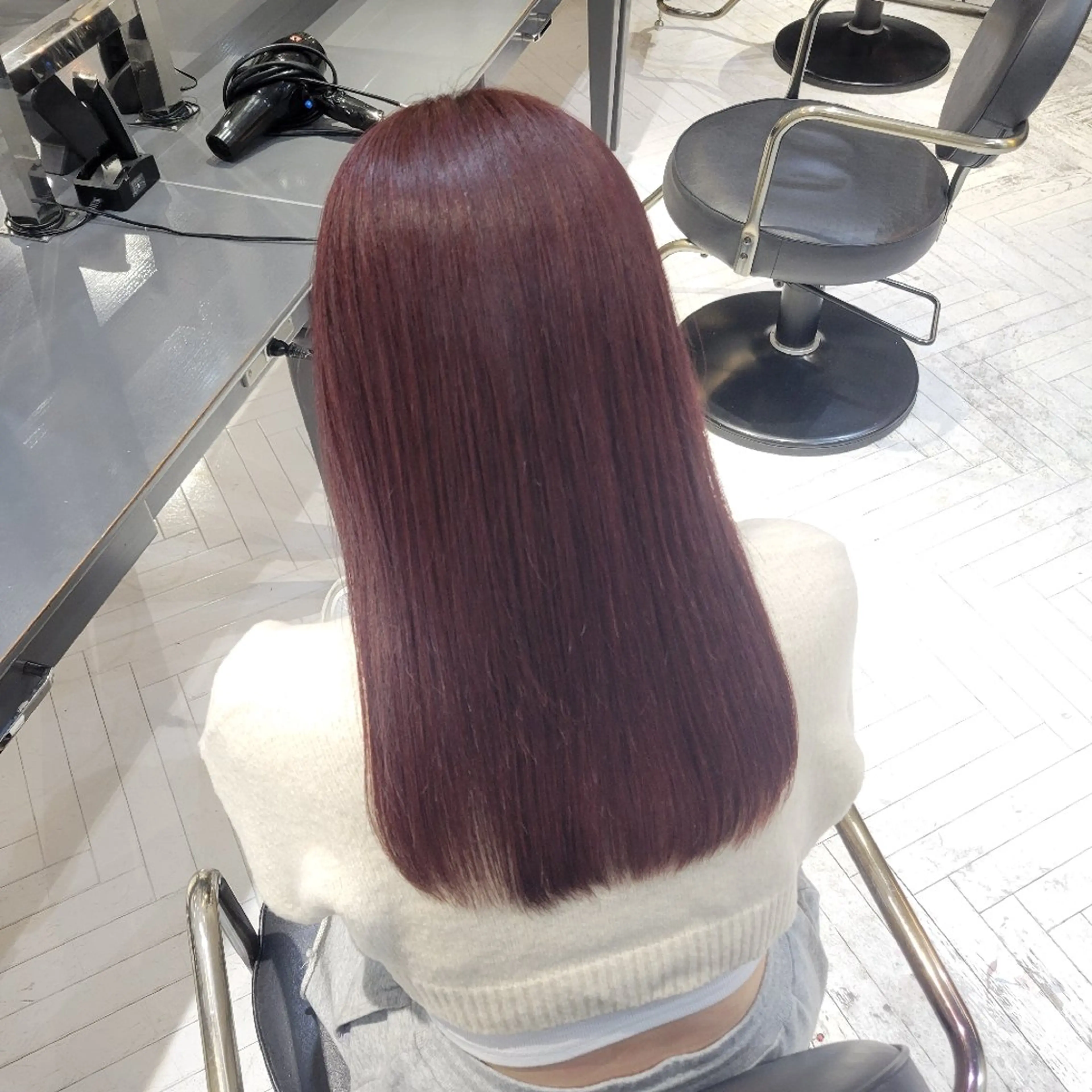 【全員】透明感/艶カラー🍊🧡(ロング料金無し)〈ミニモ限定〉の写真