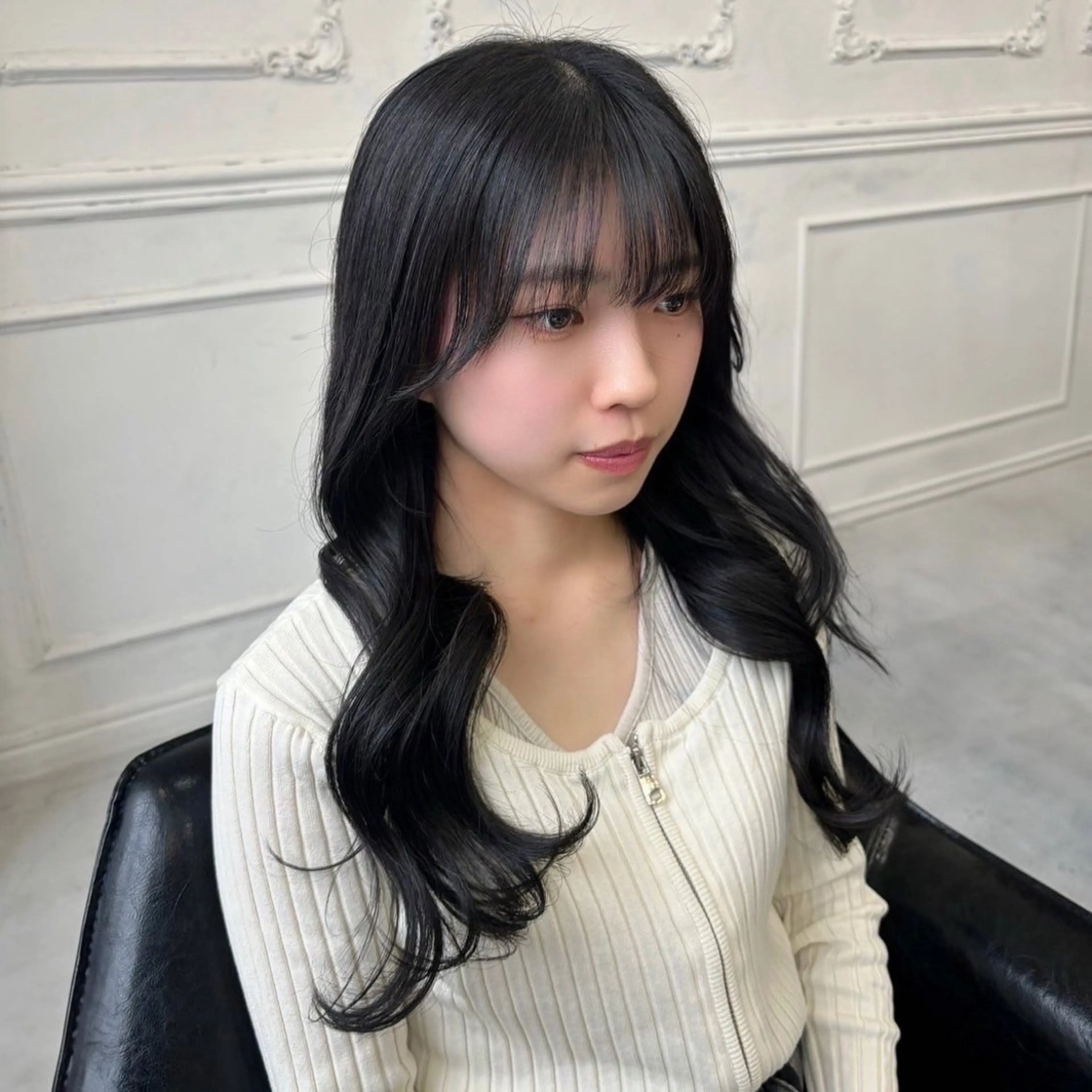 カラー 透明感カラー ヘアカラー MaisonHALU 松浦光咲のヘアスタイル