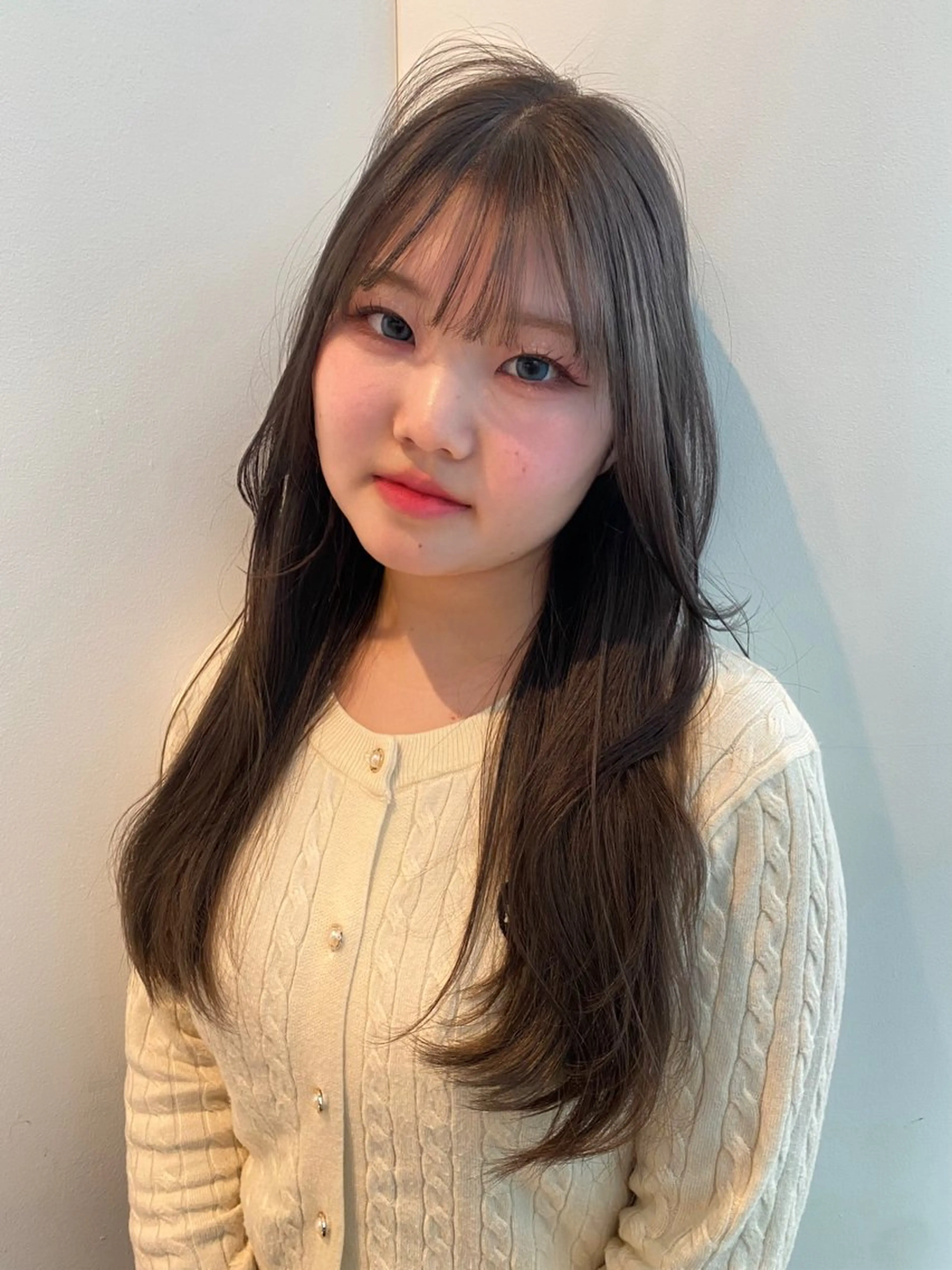 ロング カラー ブリーチ 透明感カラー カット ヘアカラー トリートメント mai / linoah˚✧のヘアスタイル