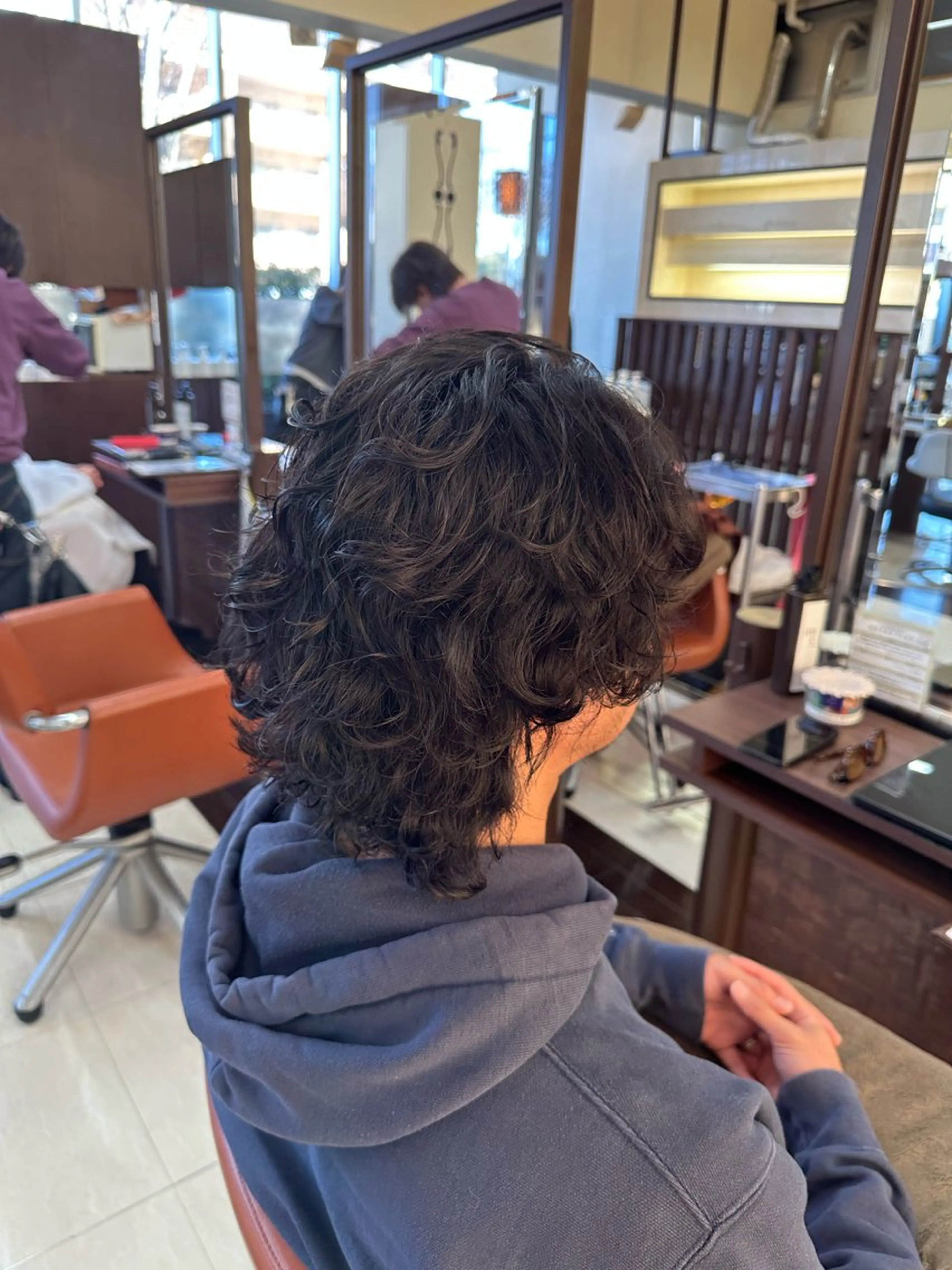 ショート カラー パーマ メンズ メンズパーマ カット パーマ 毎月230人担当/ メンズヘア/清和武虎のヘアスタイル