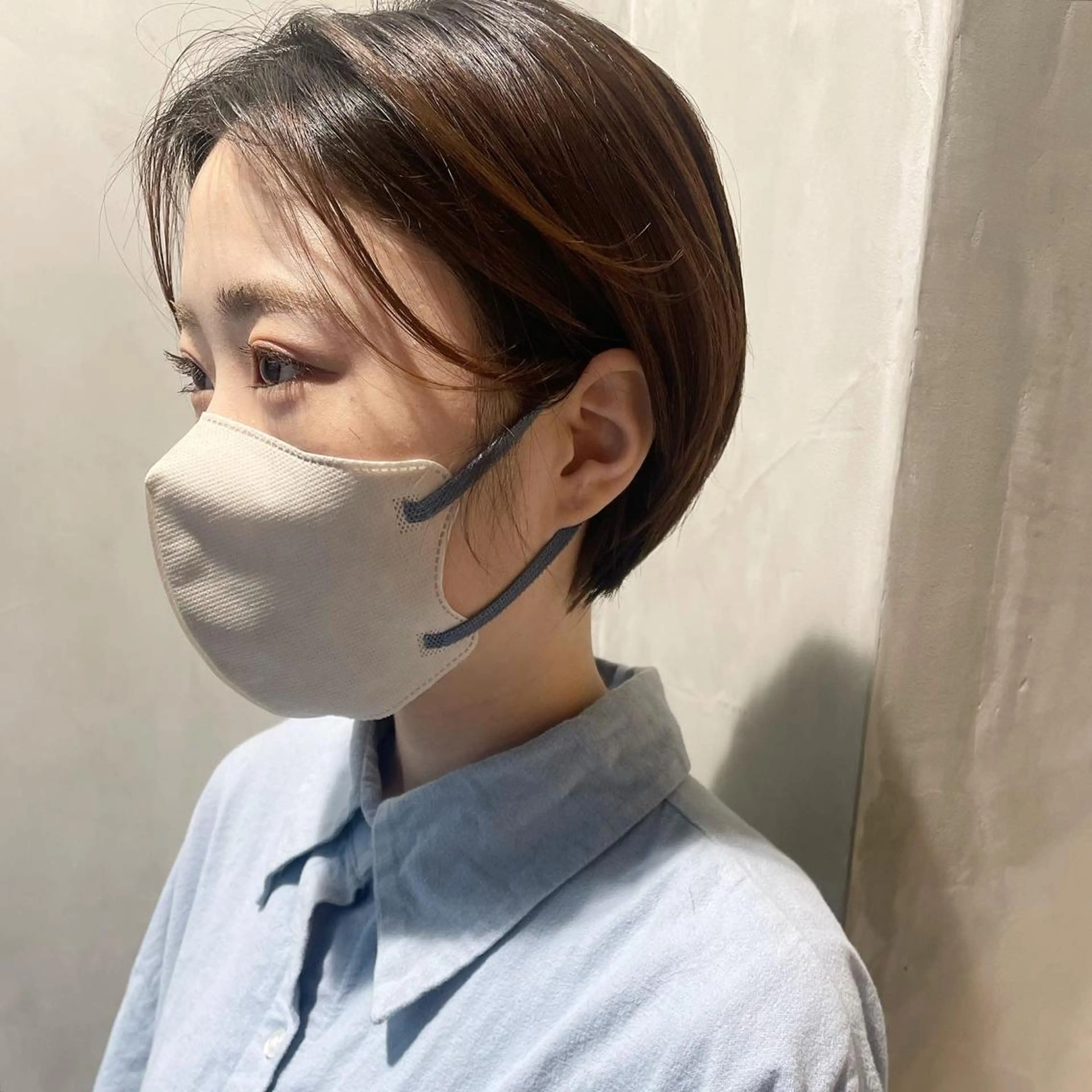 ショート カット ヘアカラー ヤマモト マイのヘアスタイル