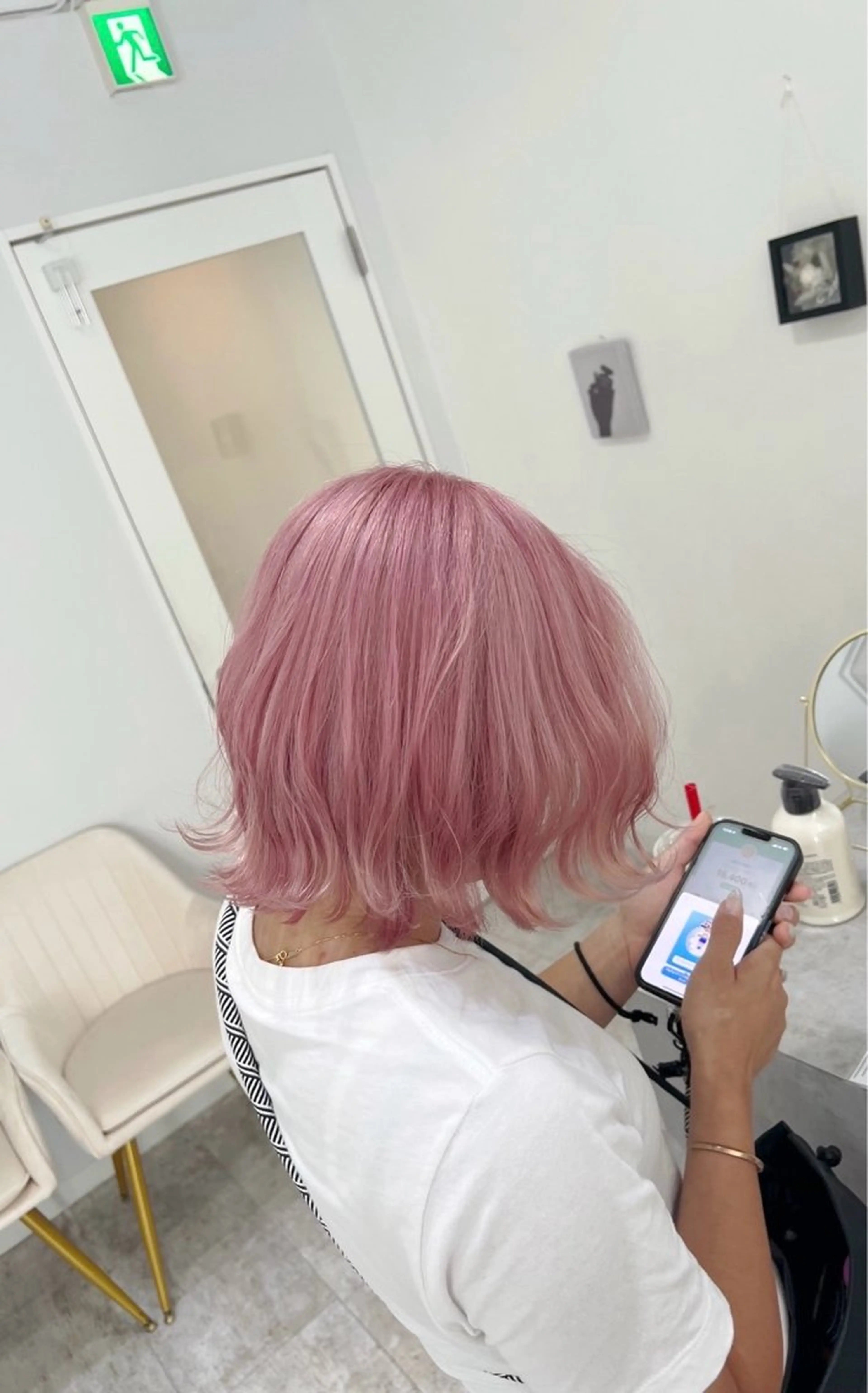 ショート カラー ベージュカラー ピンクカラー ピンクベージュ カット ヘアカラー トリートメント ROBIN所属・指名数No.1 /NAOYAのヘアスタイル