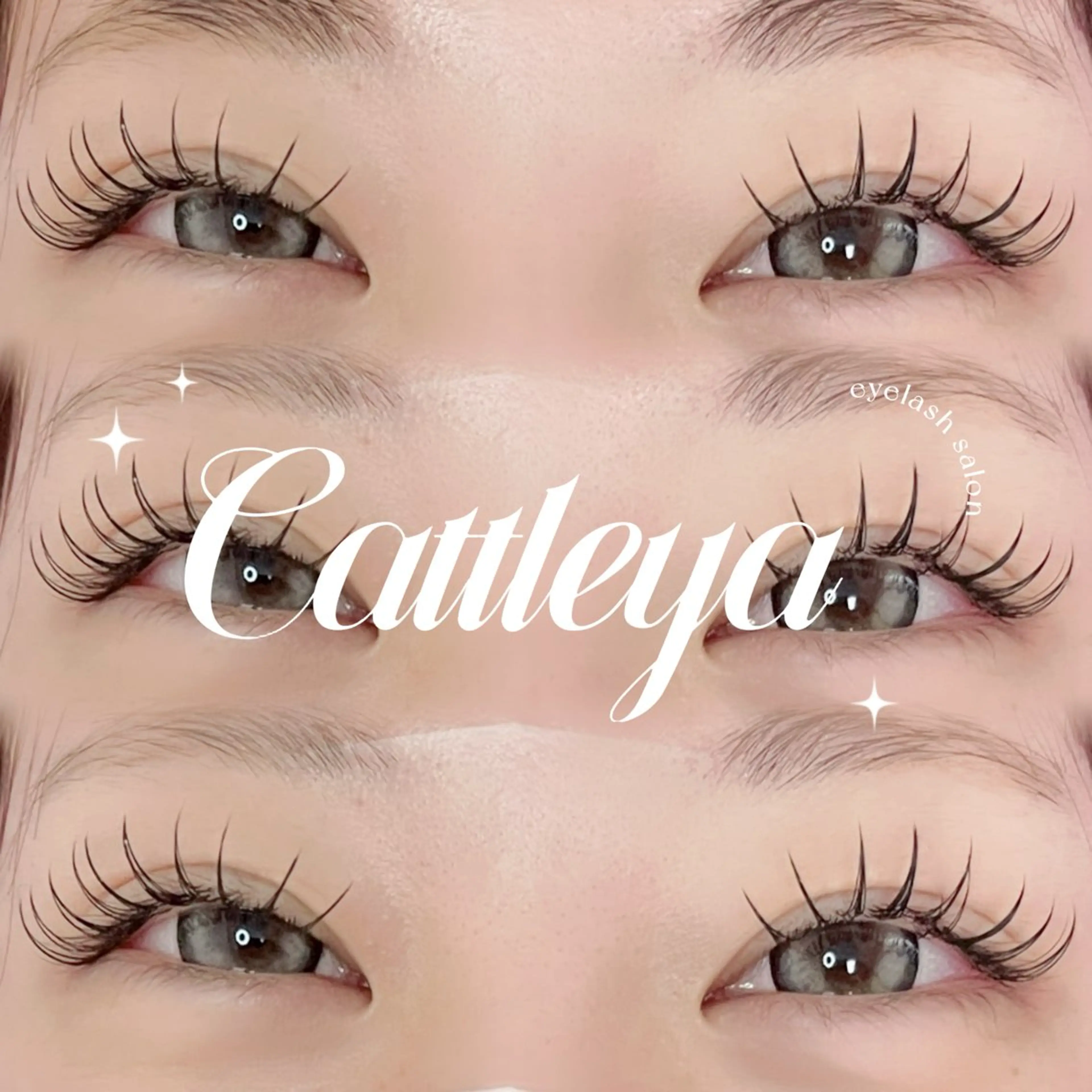 マツエク・マツパ 束感まつ毛 フラットラッシュ 韓国風マツエク Cattleya所属・morisaki ＊のマツエク・マツパデザイン