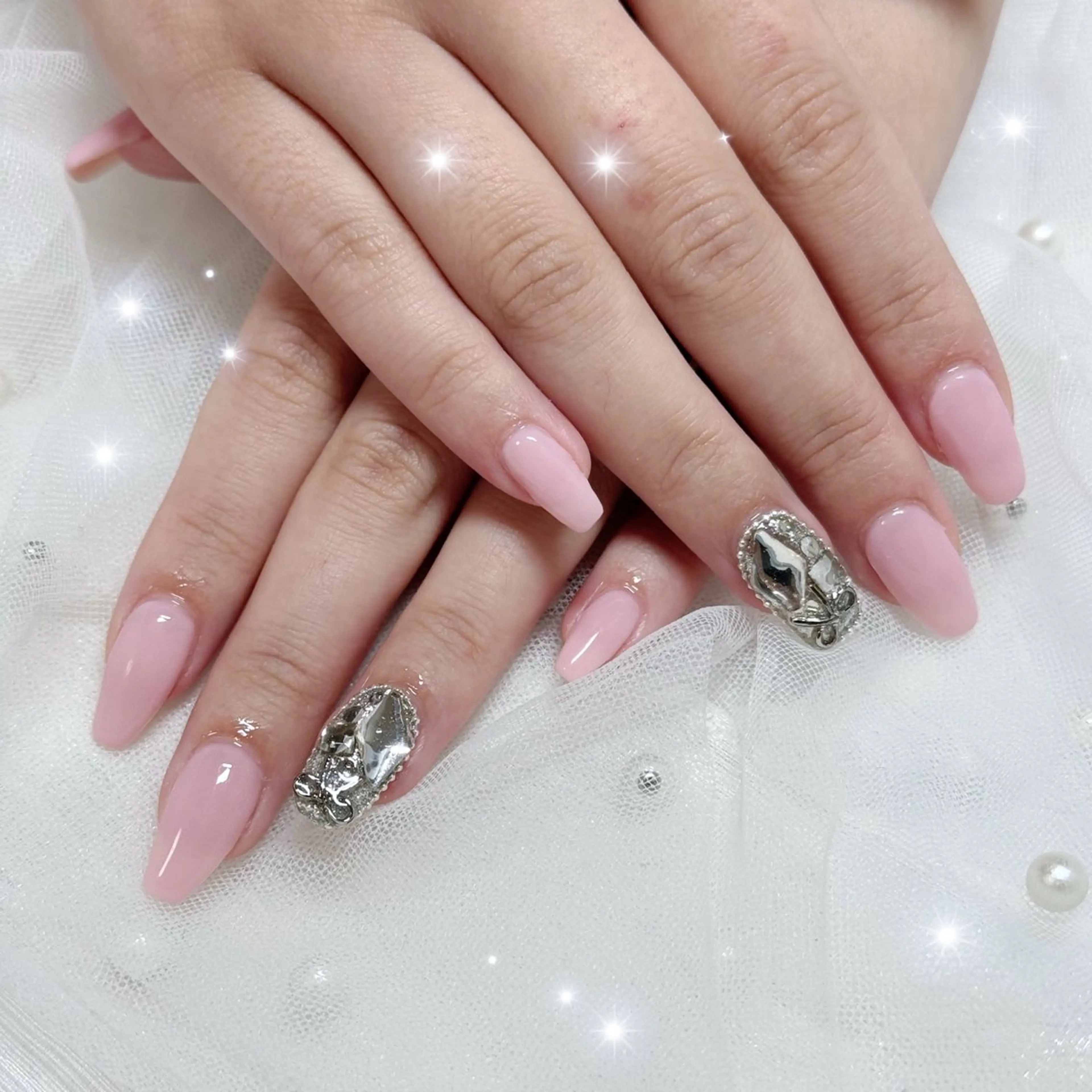 ネイル ハンドネイル 🎀Mai 🎀12/22空✩⡱のネイルデザイン