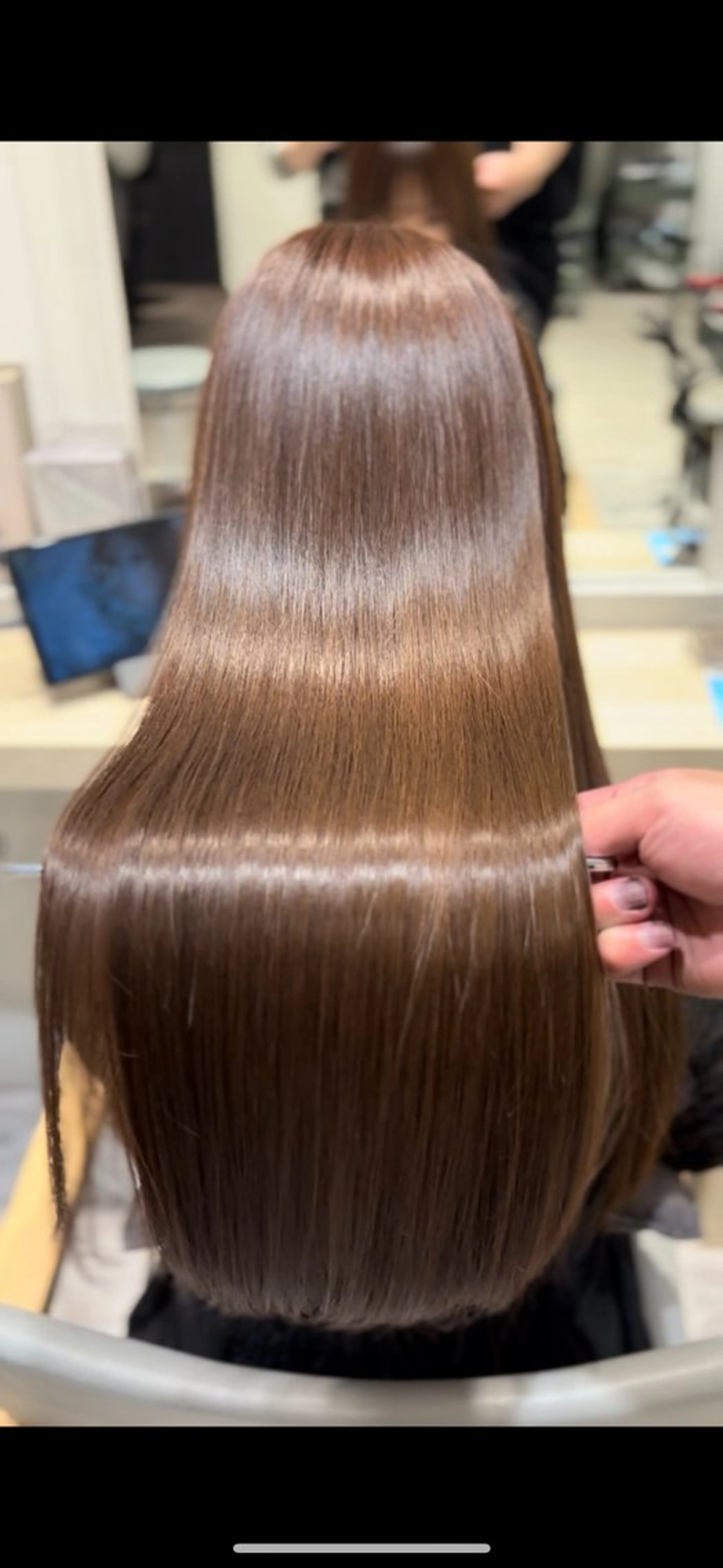 ロング 髪質改善/縮毛矯正/ クロサカ ユウナのヘアスタイル