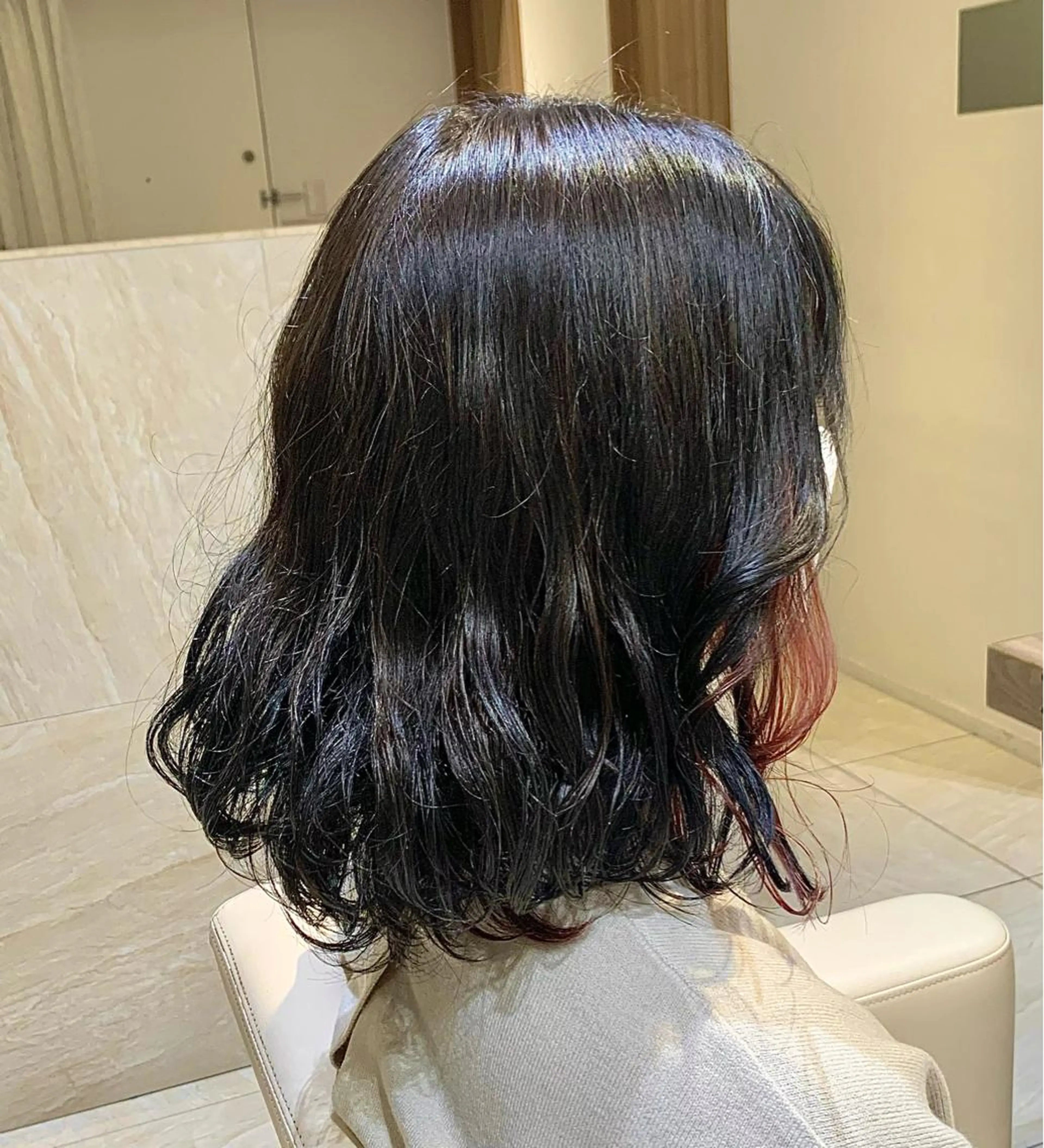 ミディアム m.slashセンター南店所属・東 大介メンズ特化のヘアスタイル