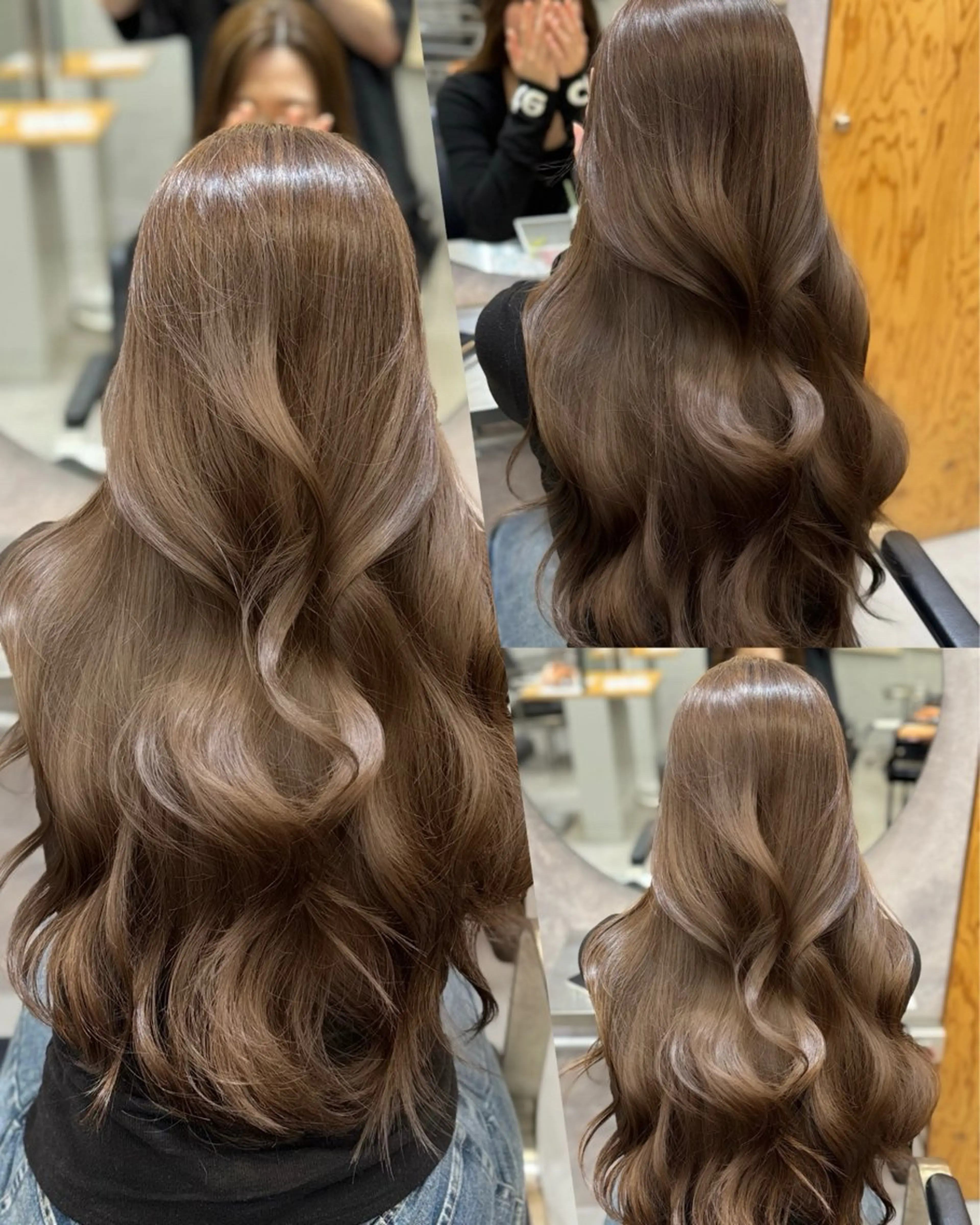 ロング カラー 宮本 優のヘアスタイル