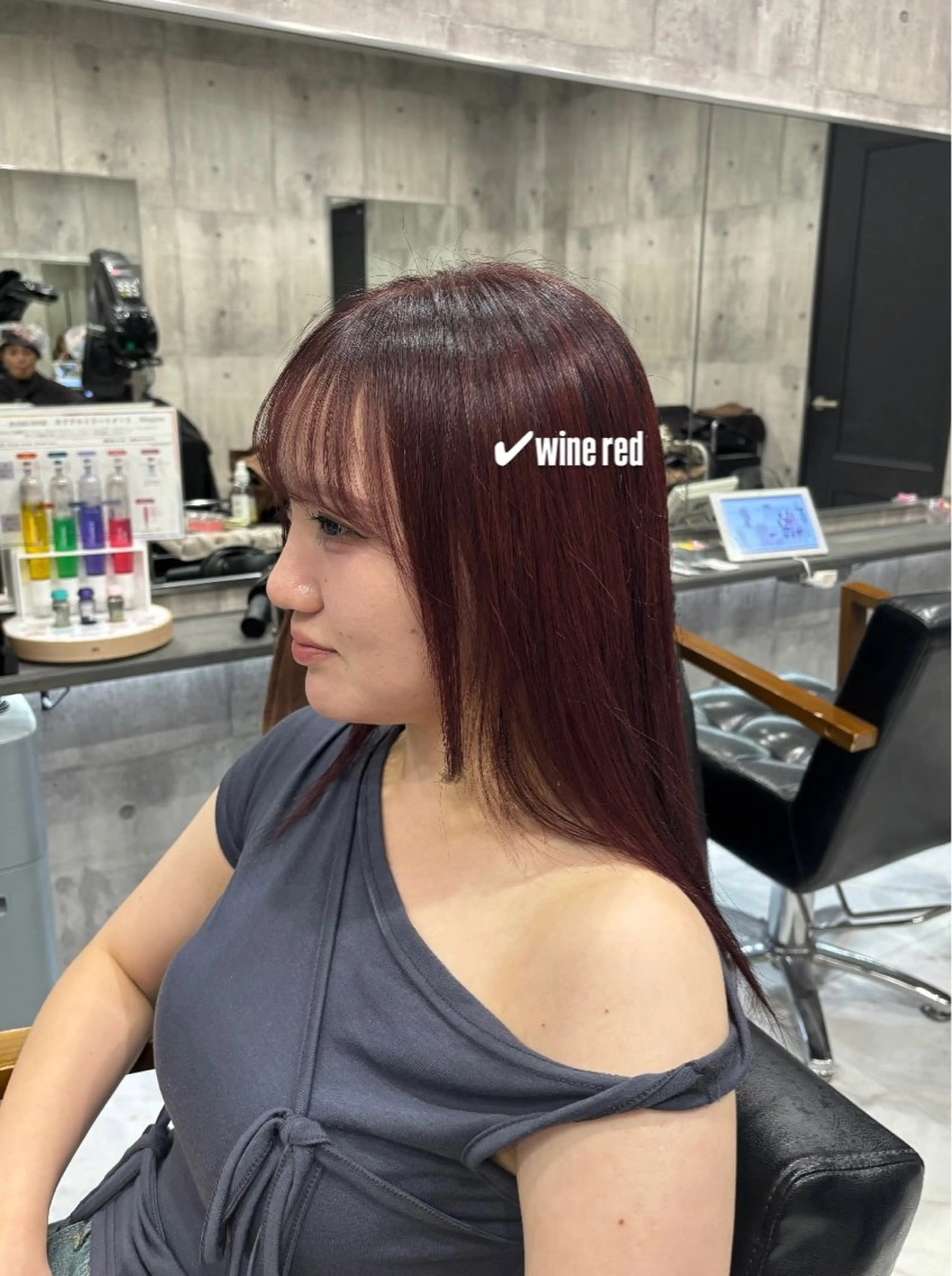 ロング カット ヘアカラー トリートメント ボブ／"質感再生"艶 カラー🫧sHOMaのヘアスタイル