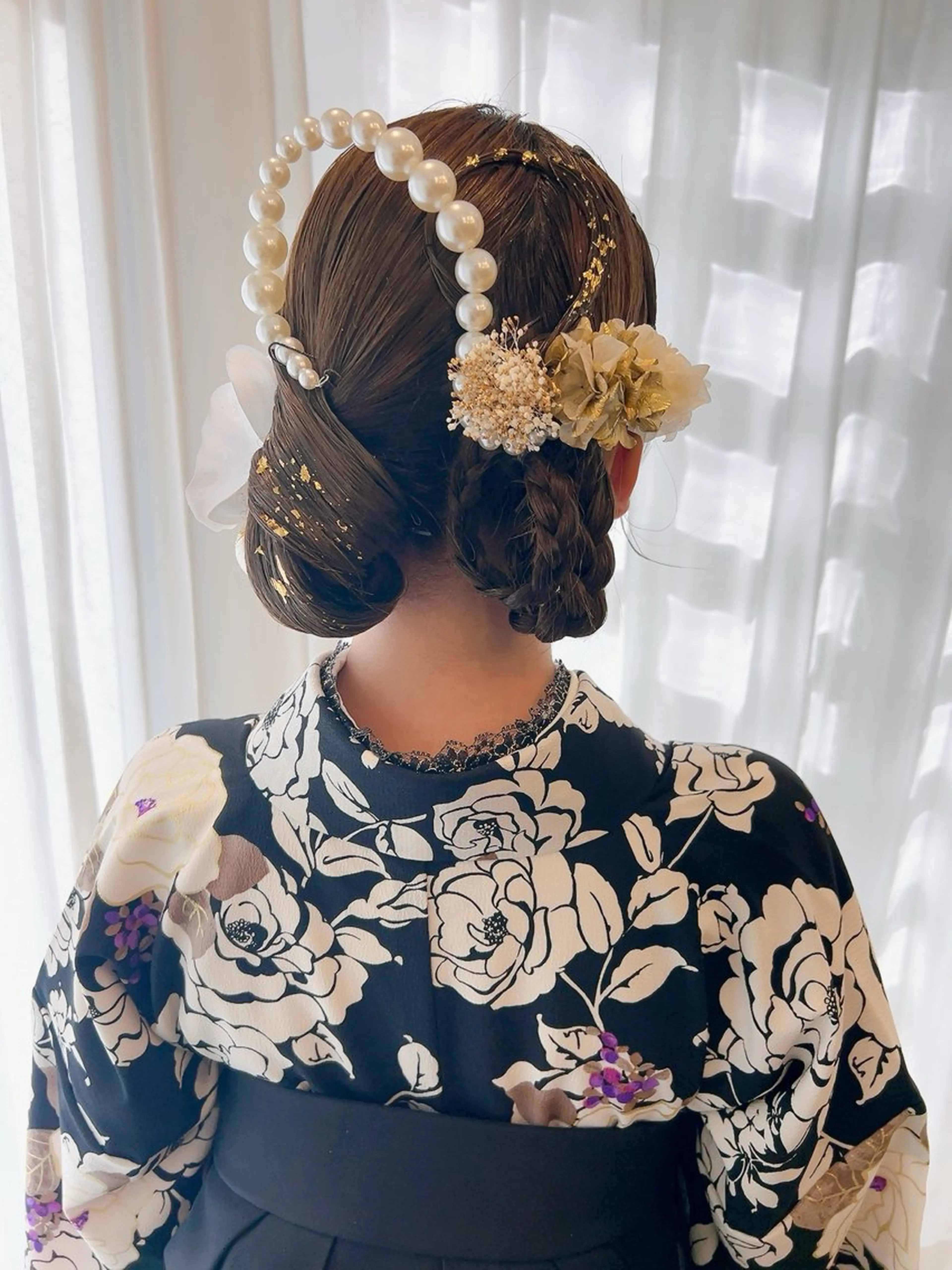 セミロング ヘアアレンジ ヘアセット 池田 みのりのヘアスタイル