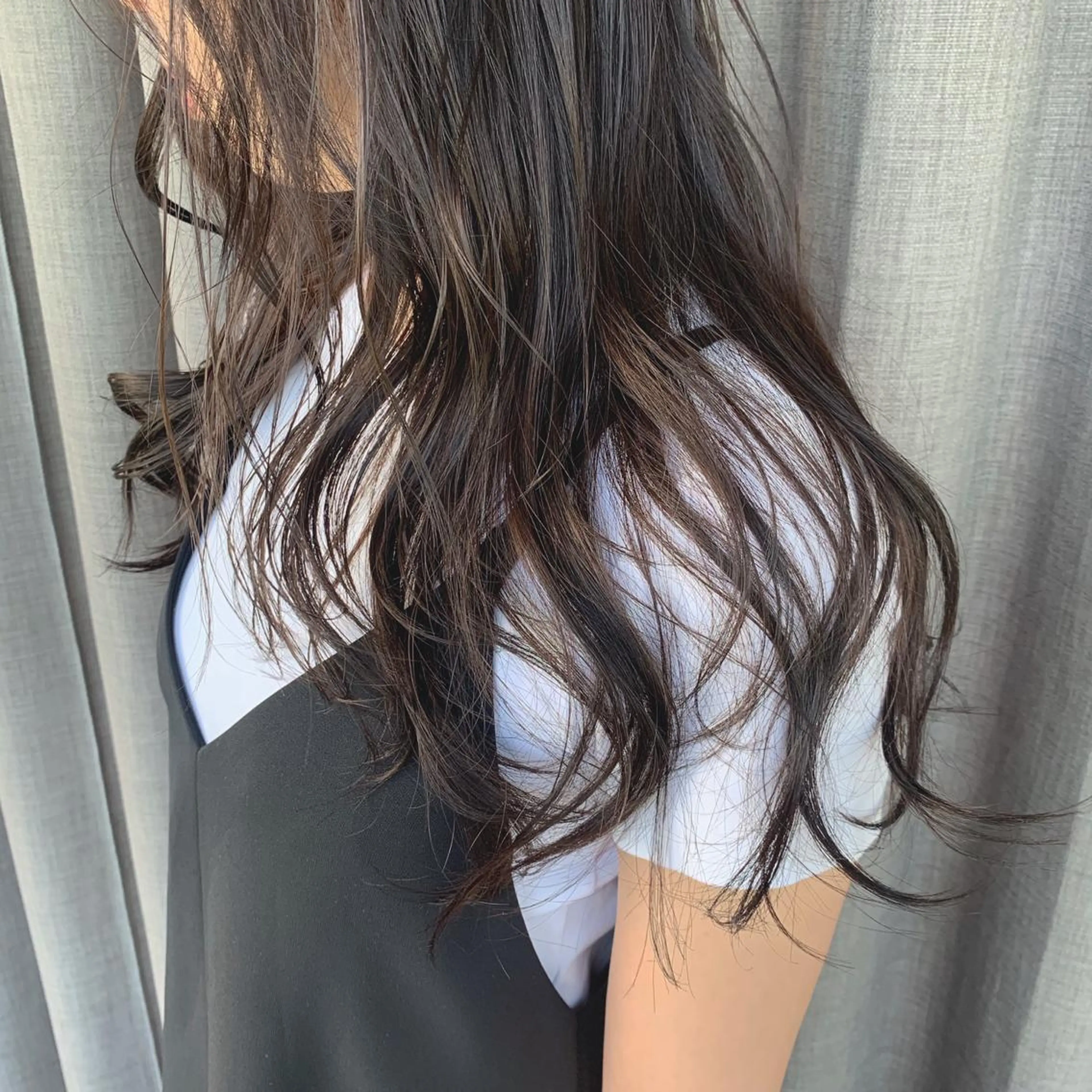 ロング ヘアカラー トリートメント etore 矢場町 南沙希のヘアスタイル