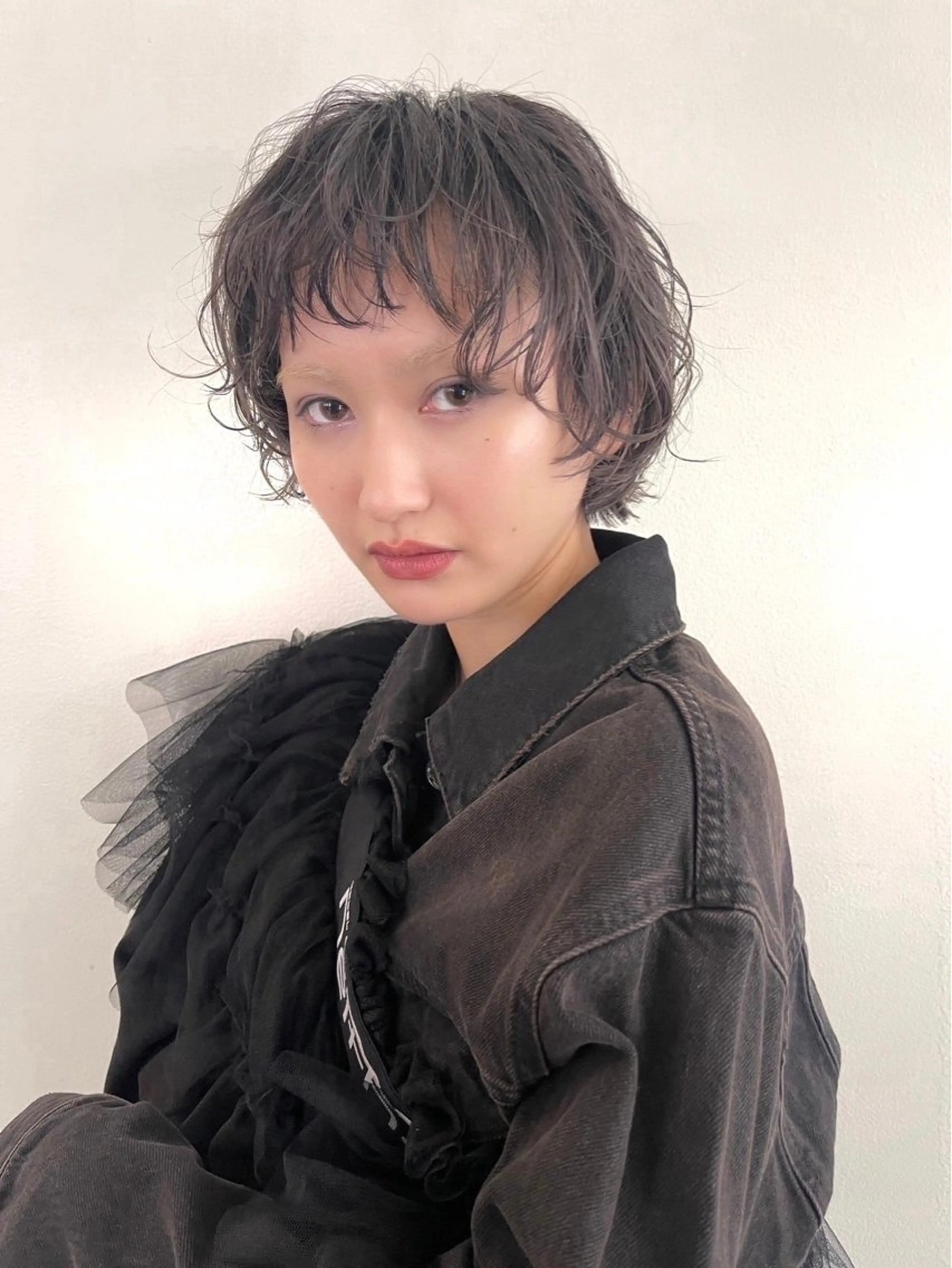 ショート カット パーマ 銀座/MINX 宇都 愛梨/デザインカットのヘアスタイル