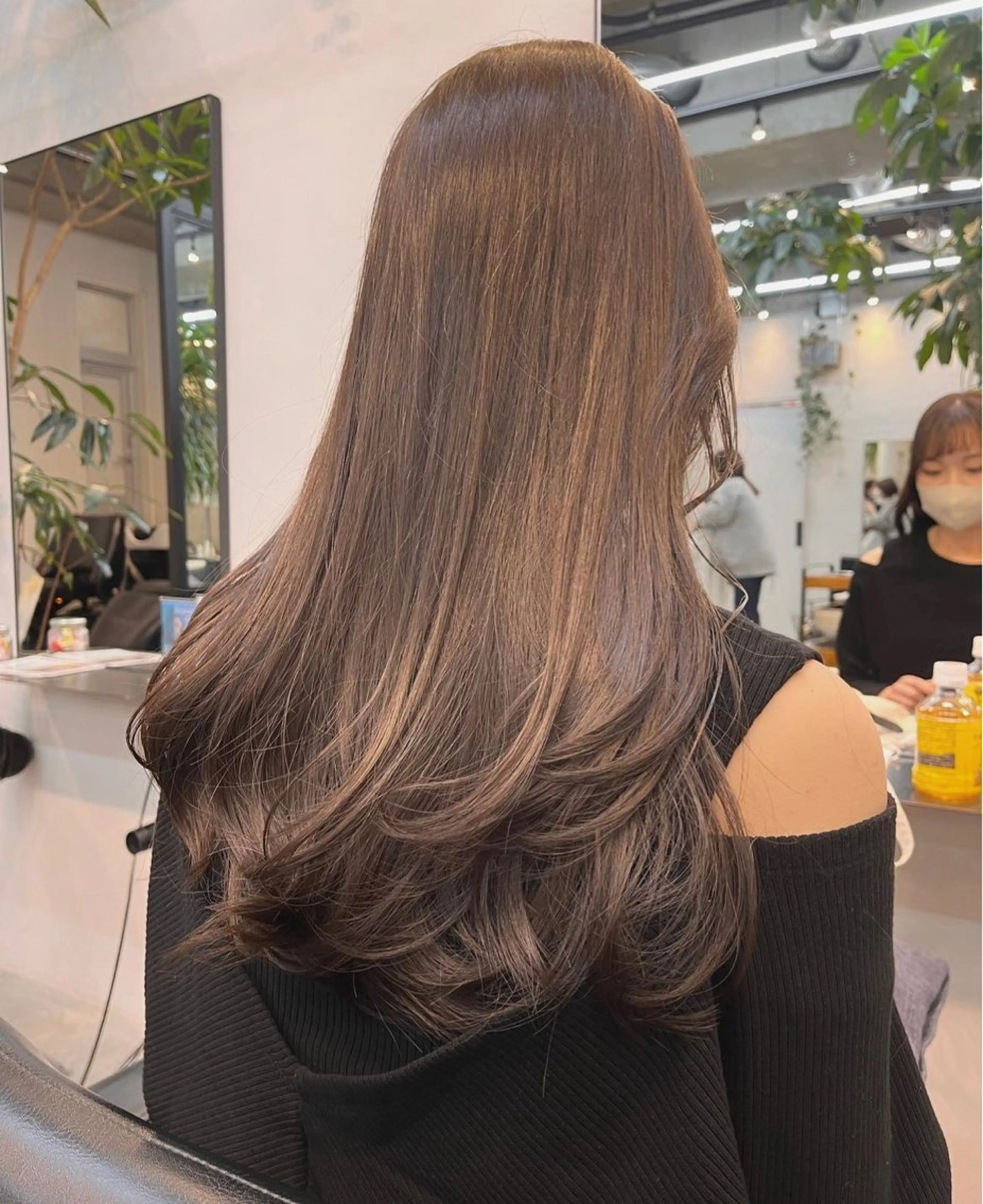 ロング カラー 韓国風ヘア レイヤーカット ロング カット belle   表参道　terrace所属・抜きっぱなしブロンド /ハイトーン/カナタのヘアスタイル