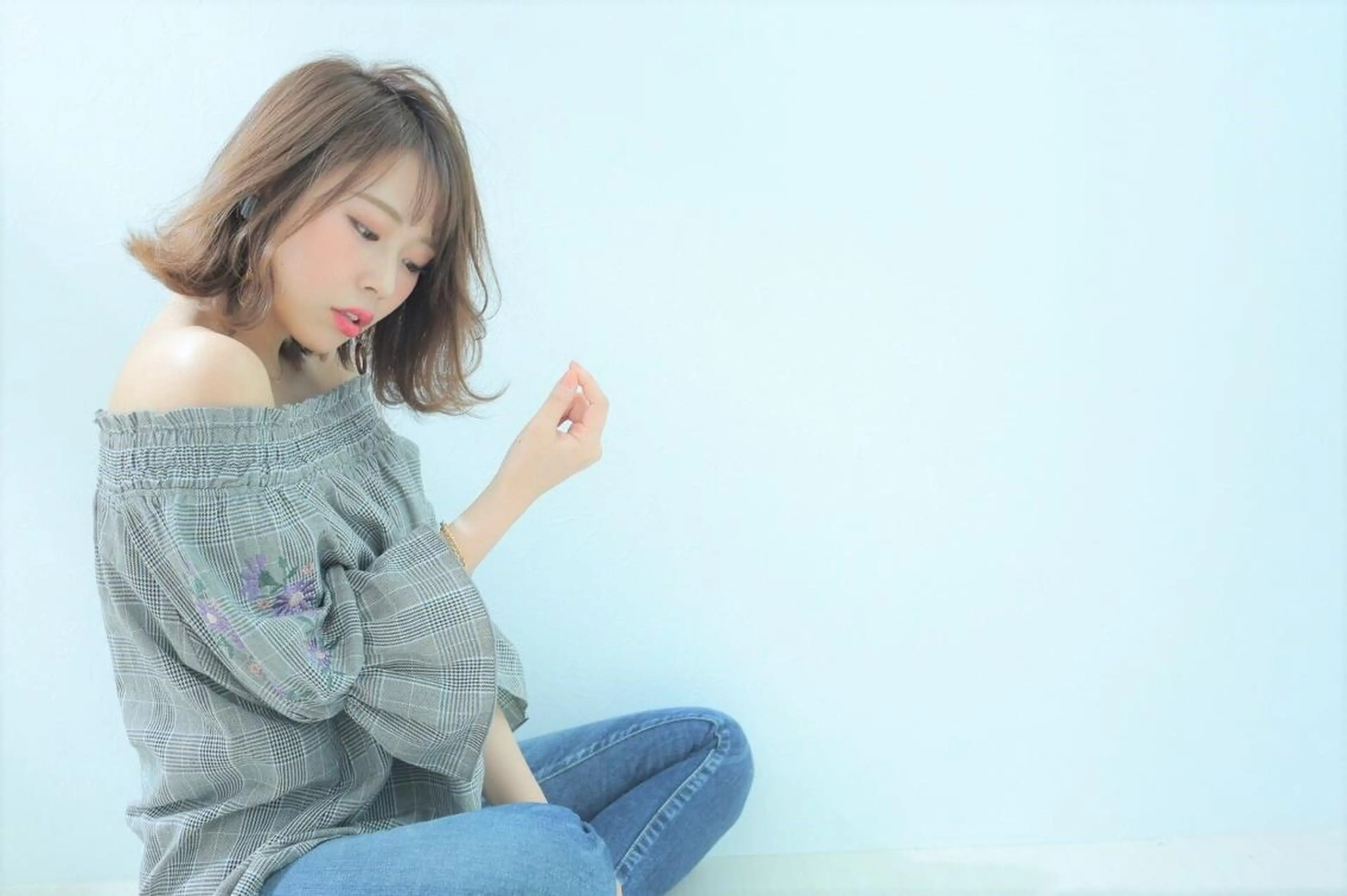 ミディアム 指名支持率NO.1 スタイリストのヘアスタイル