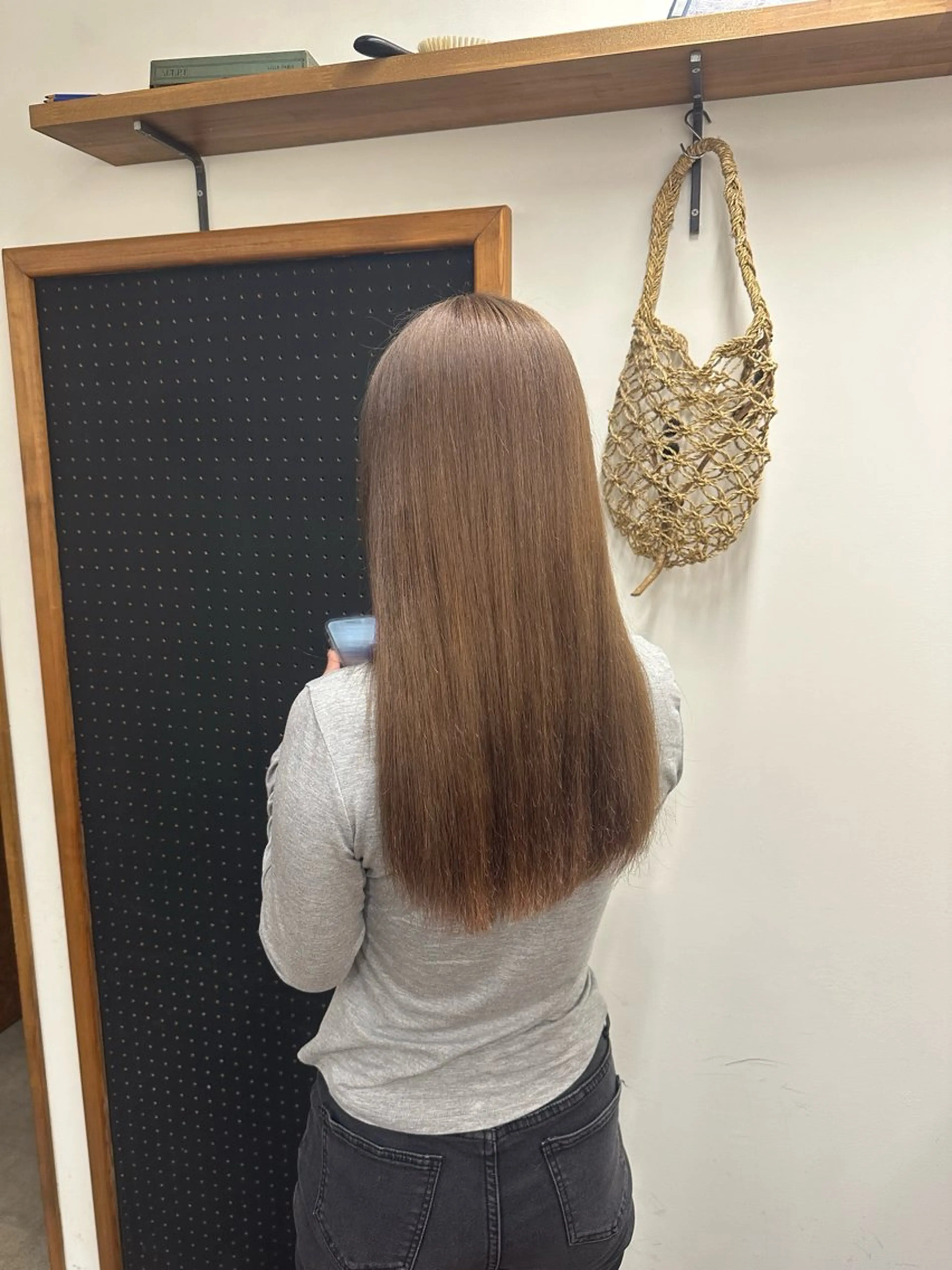 ロング カラー ブリーチ 透明感カラー ブリーチなしカラー ヘアカラー トリートメント CERISIER7 まさきのヘアスタイル