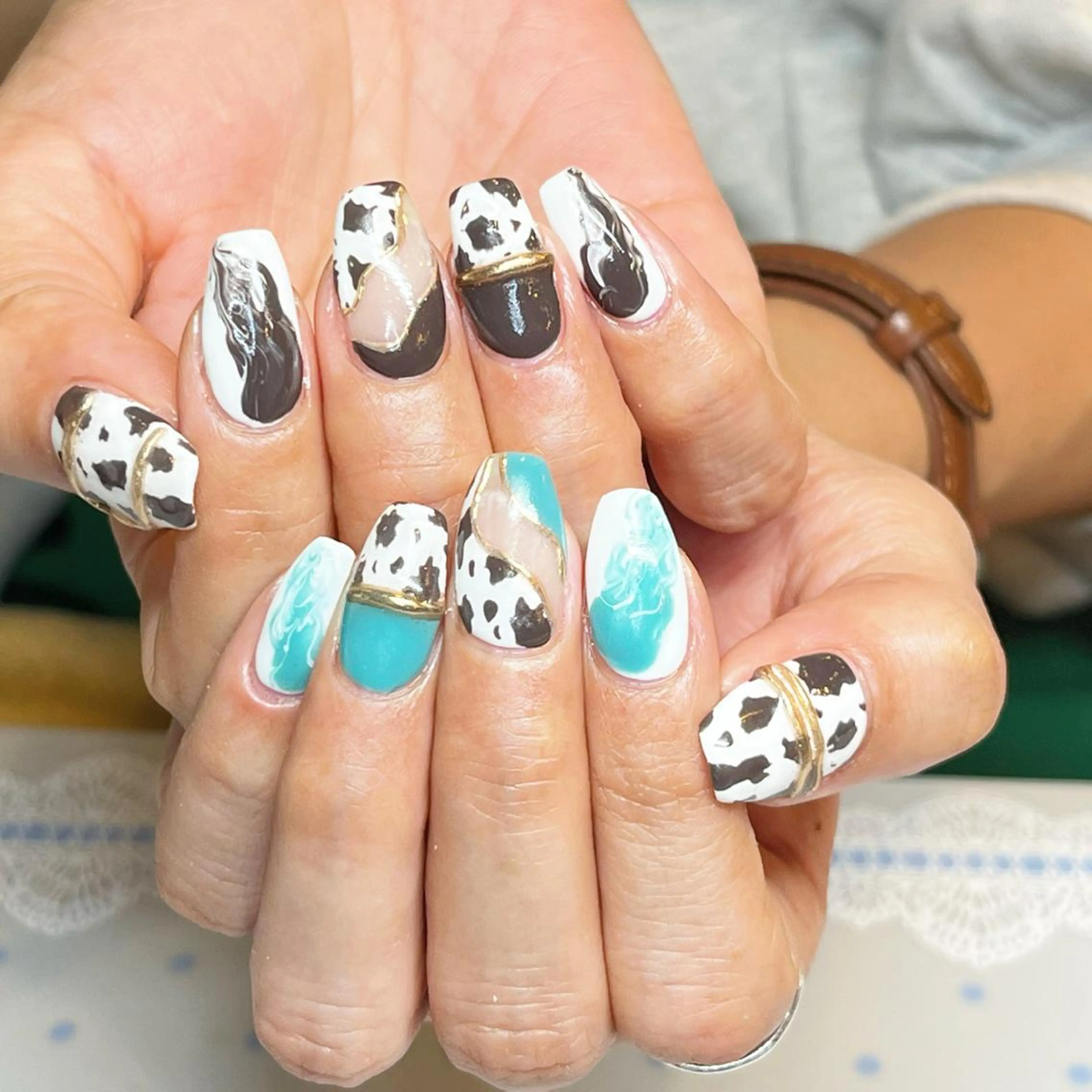 ショート カラー ネイル アートネイル オフィスネイル ワンカラーネイル ショートネイル ネイルサロン　リリーブランシュ所属・森 瑞紀のネイルデザイン