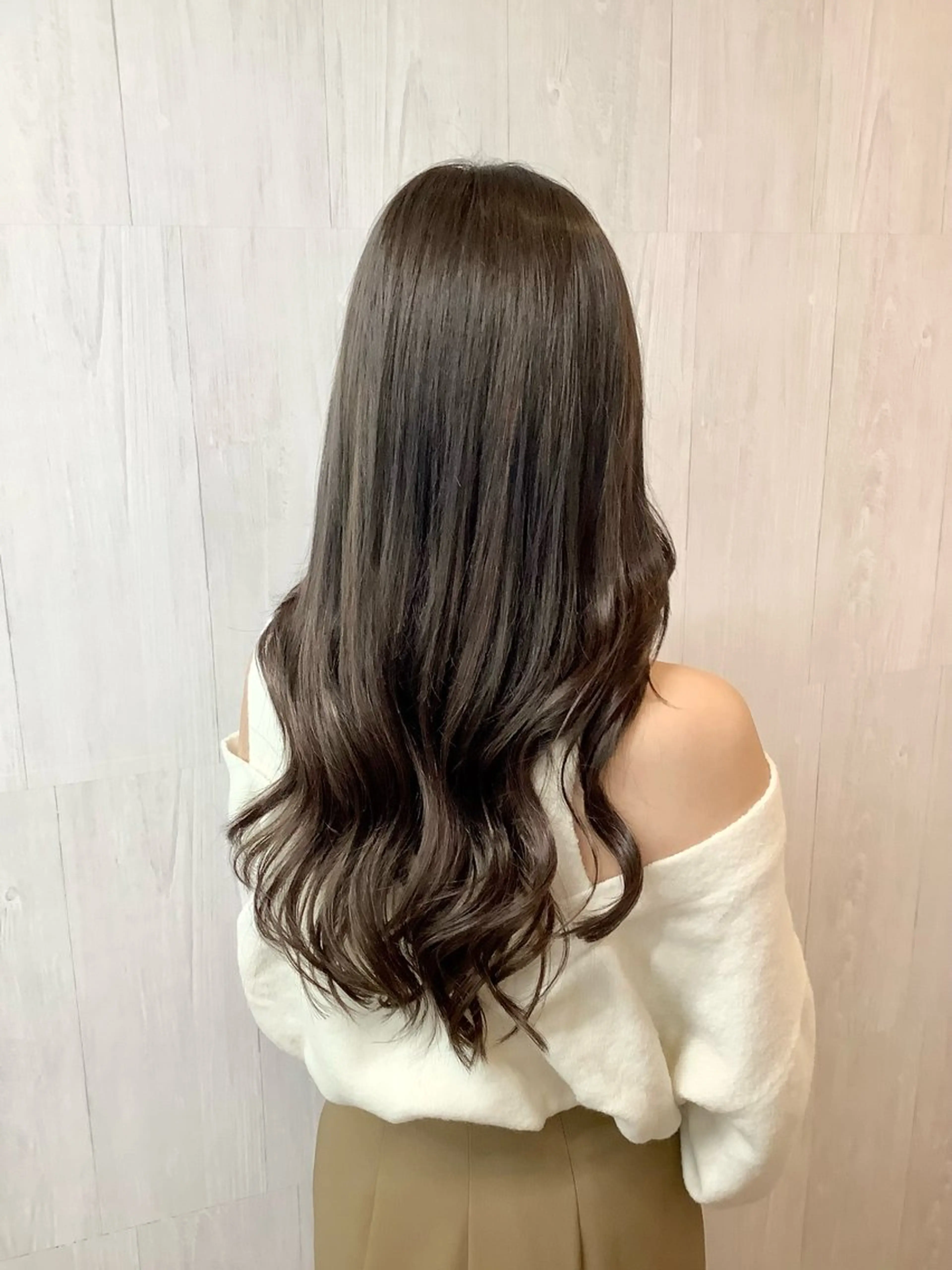 ロング カット ヘアカラー トリートメント GLOSS♡ ヤマガミコウジのヘアスタイル