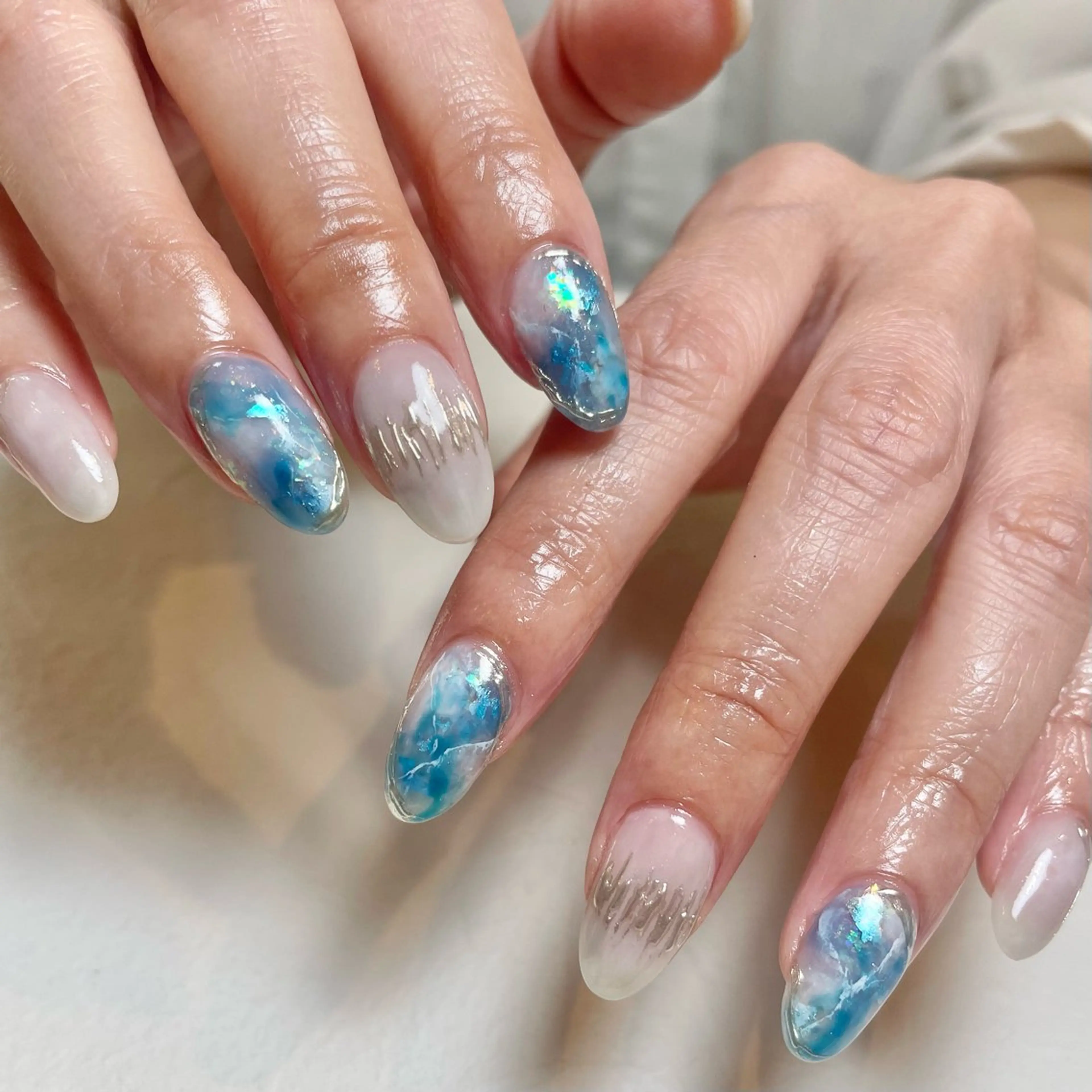 ネイル 持ち込み ハンドネイル lieu pre🌿 *高橋*のネイルデザイン