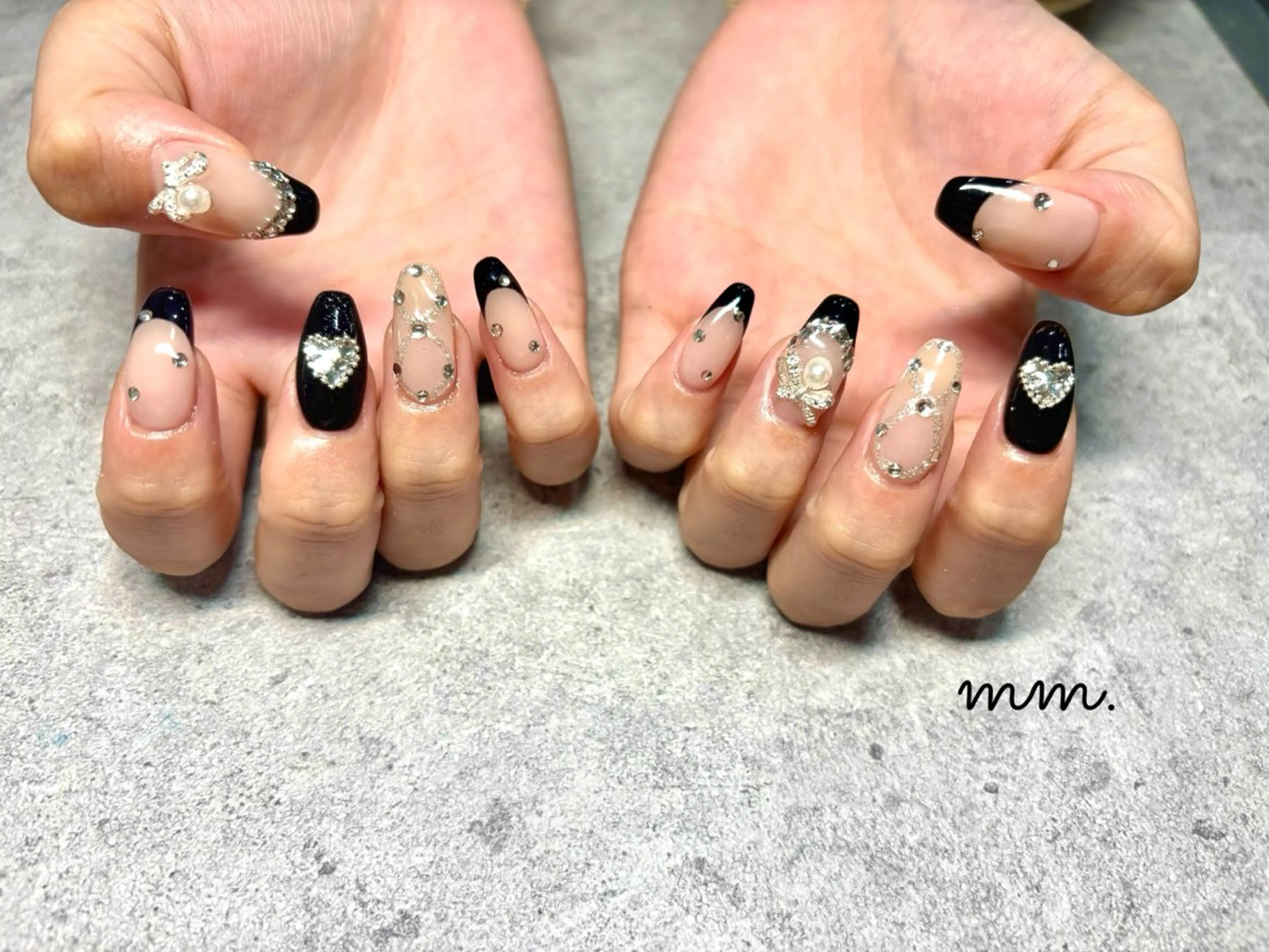 ネイル フレンチネイル ハンドネイル mm. ✨Ayuna✨のネイルデザイン