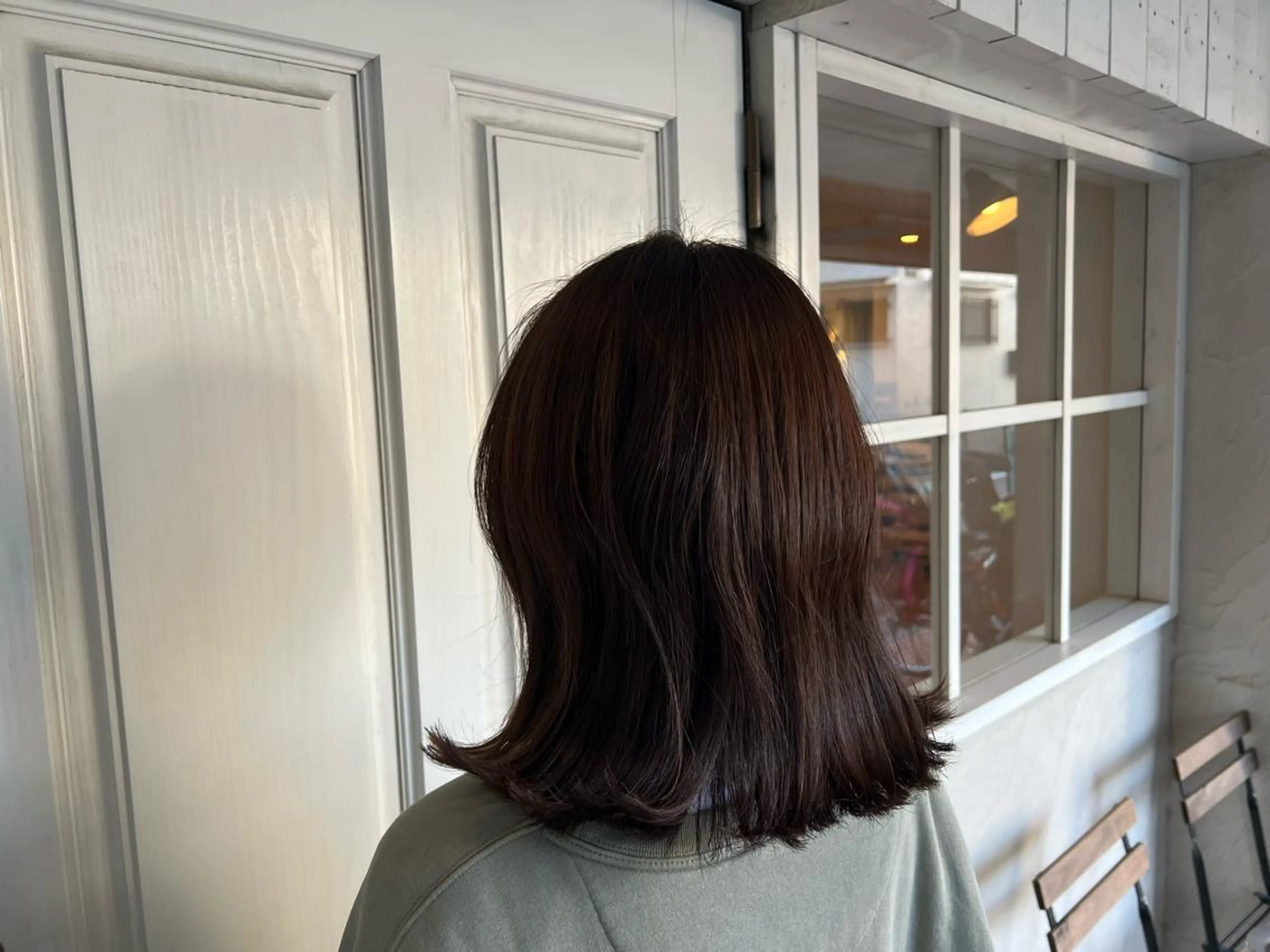 ミディアム 馬場 麻奈美のヘアスタイル