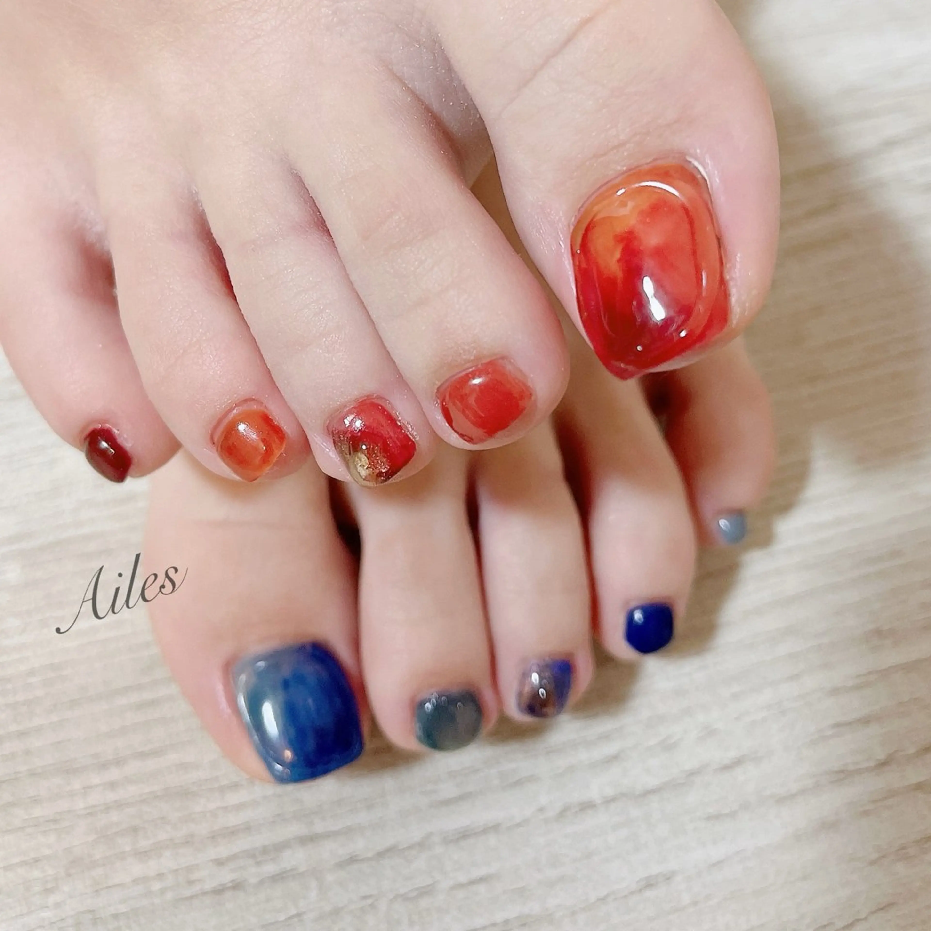 ネイル フットネイル Ailes mayumiのネイルデザイン