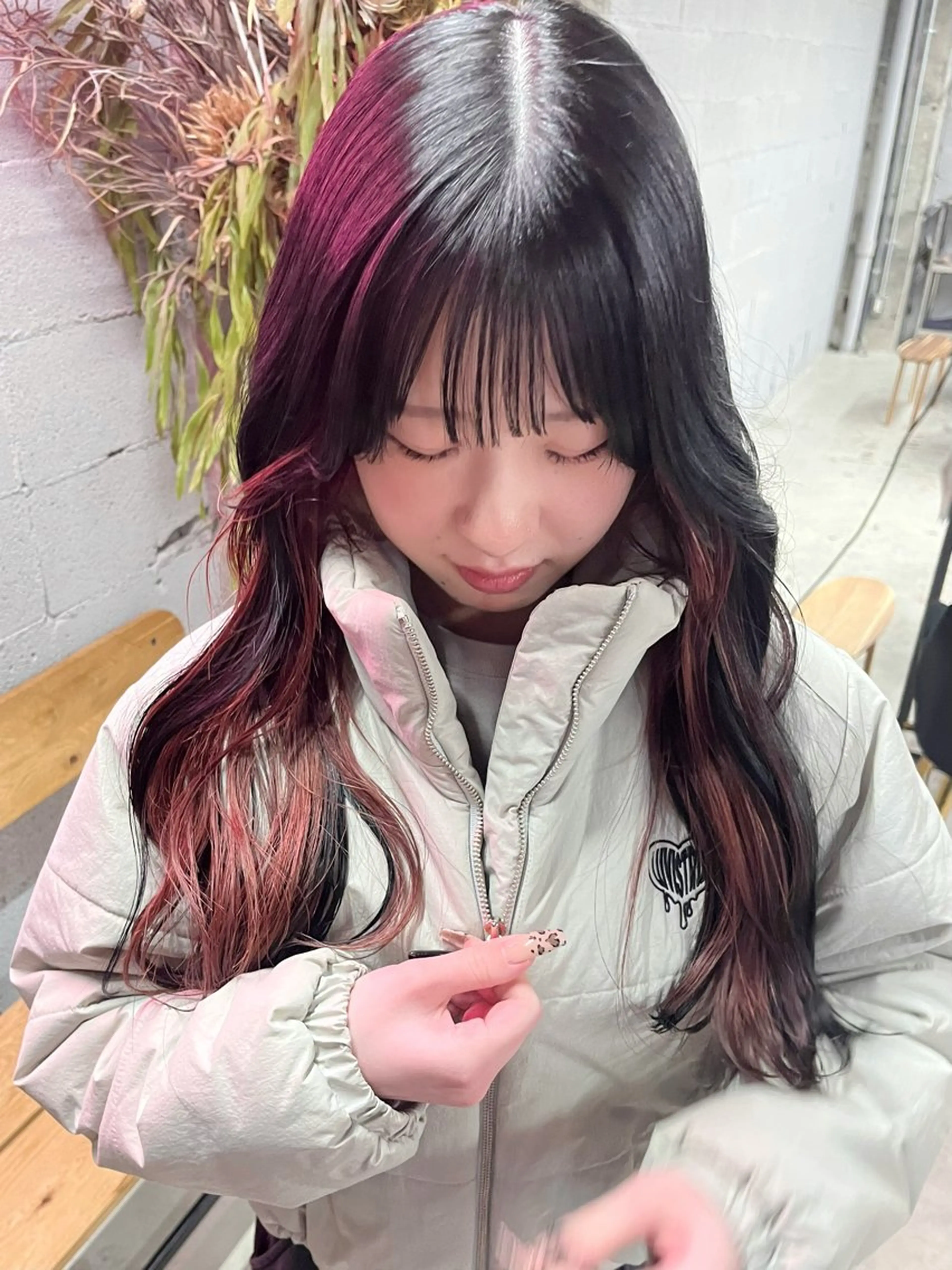 ロング カット ヘアカラー col sapporo所属・あざと可愛い💓 盛れる顔まわり/uiのヘアスタイル