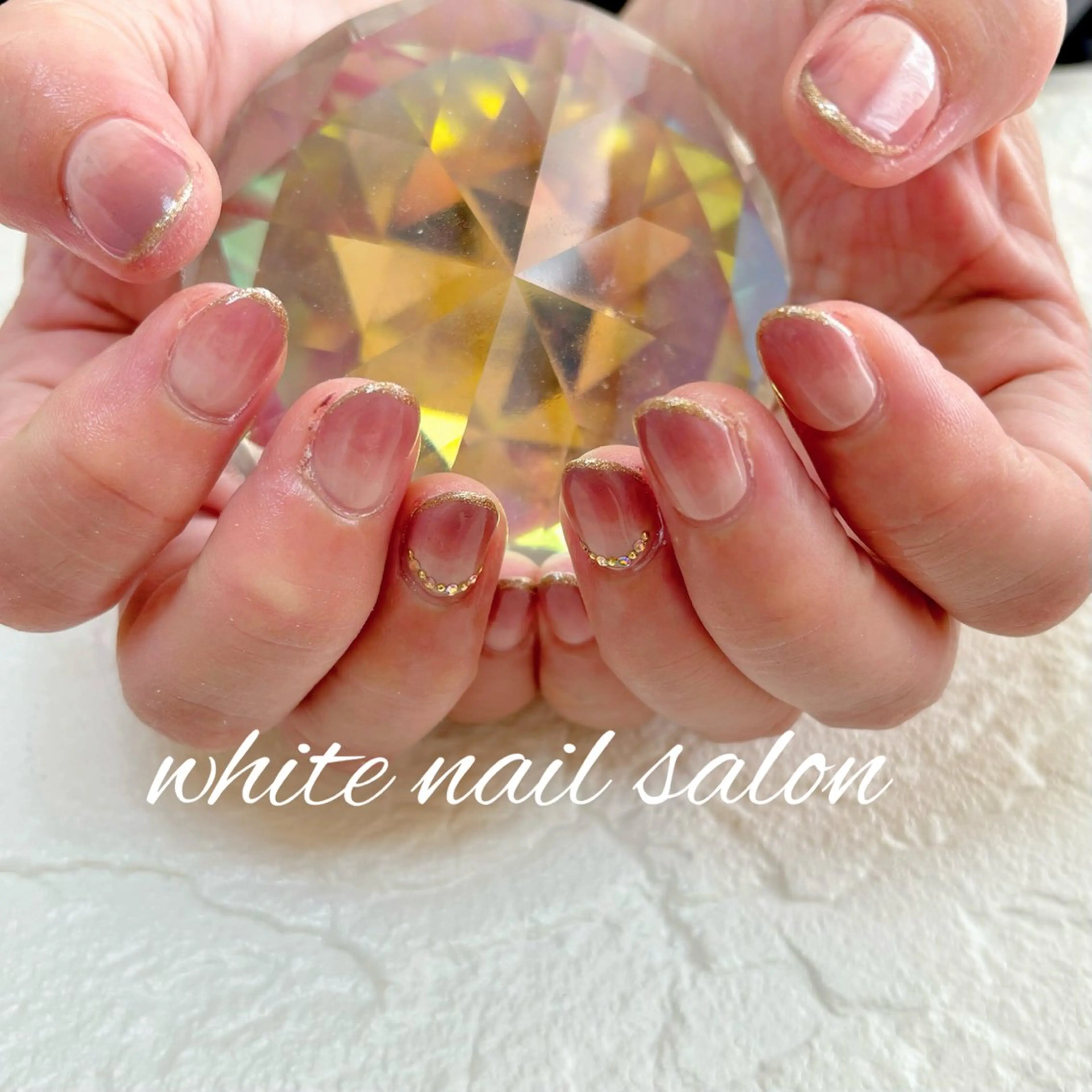 ネイル フットネイル 持ち込み ハンドネイル white nail salonのネイルデザイン