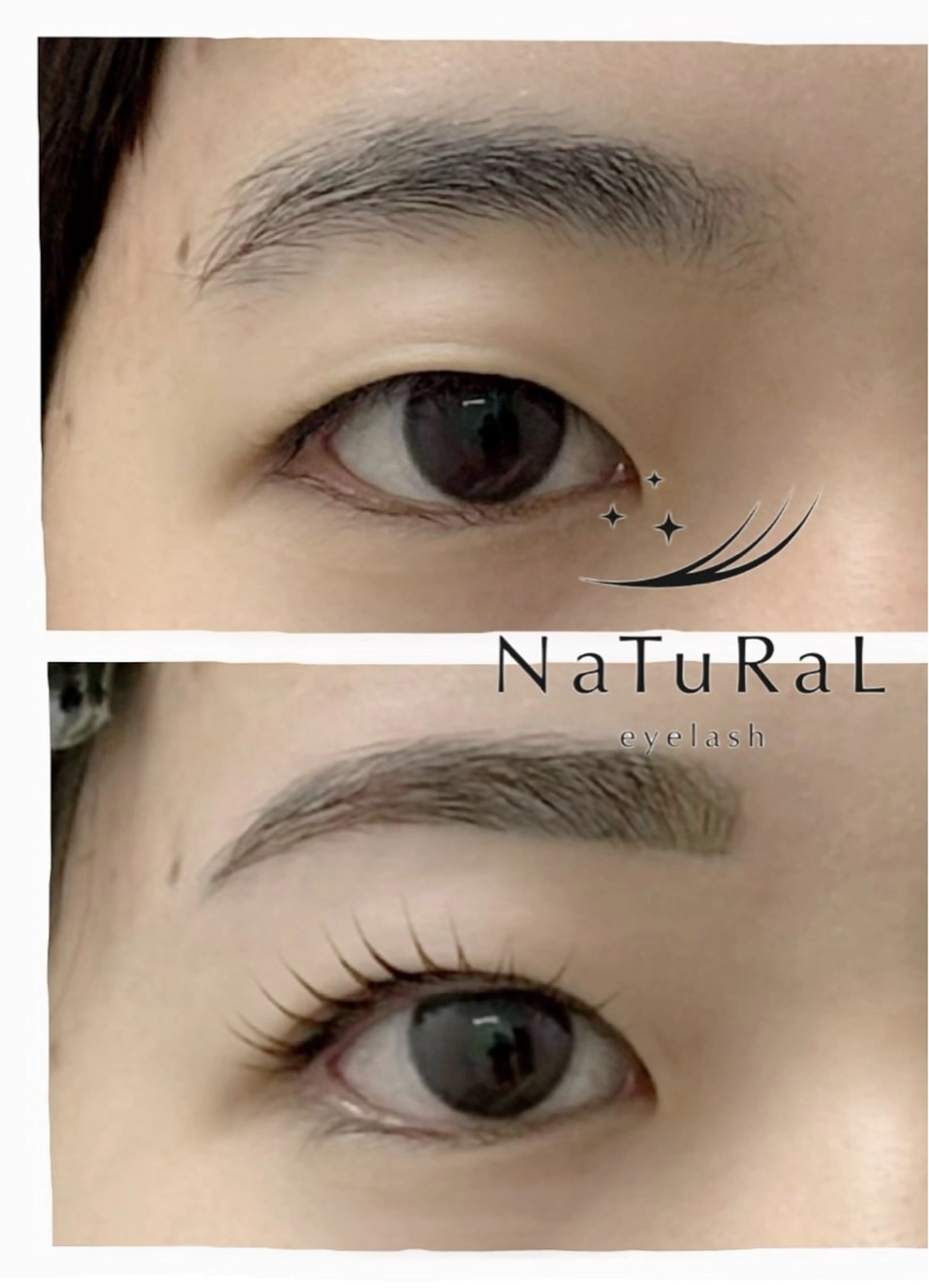 【人気No.1】パリジェンヌorまつ毛パーマ+美眉WAX(メイク込) ¥9400の写真