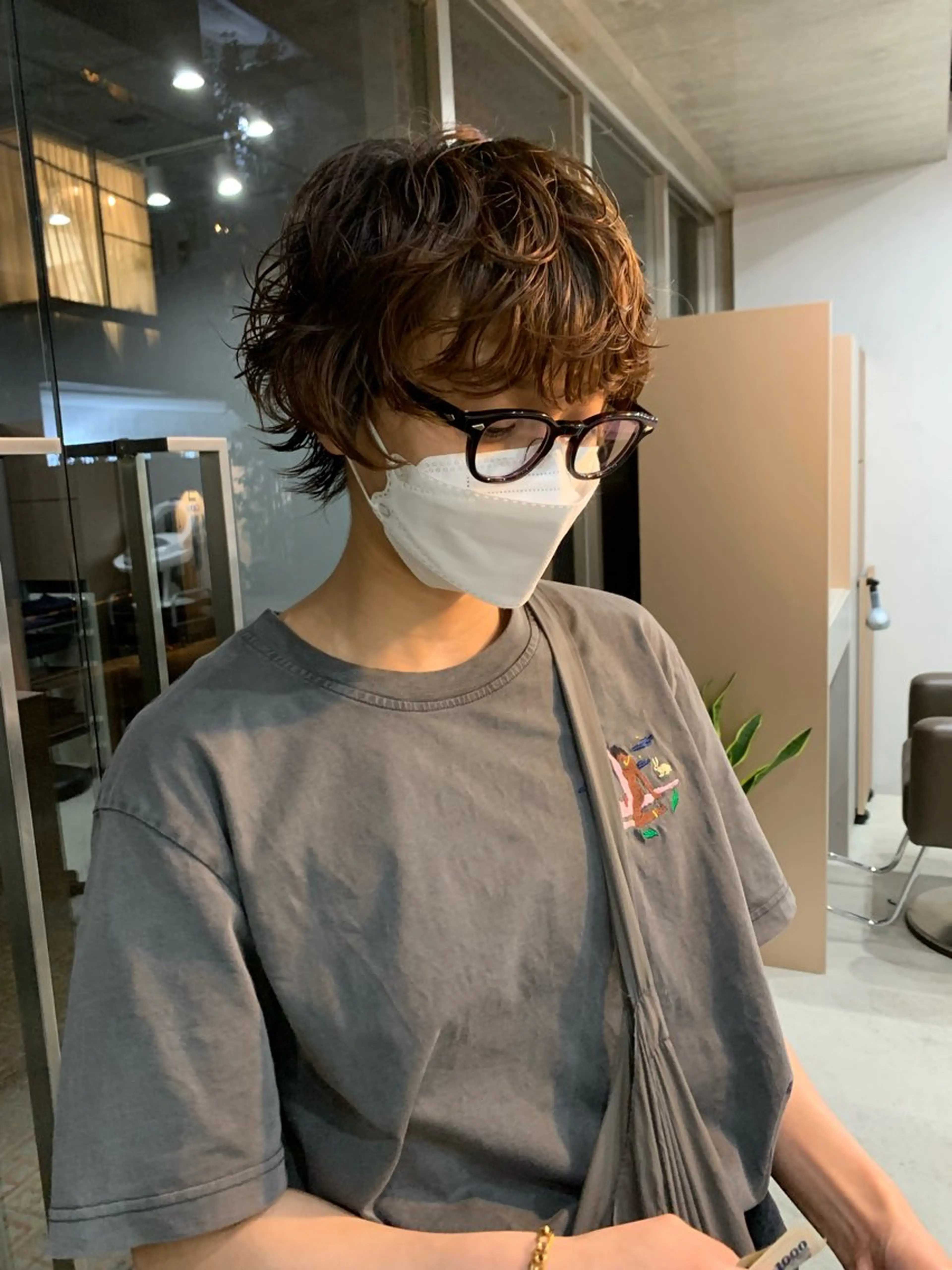 ショート パーマ ショートカット無料/ 小顔ショートのヘアスタイル