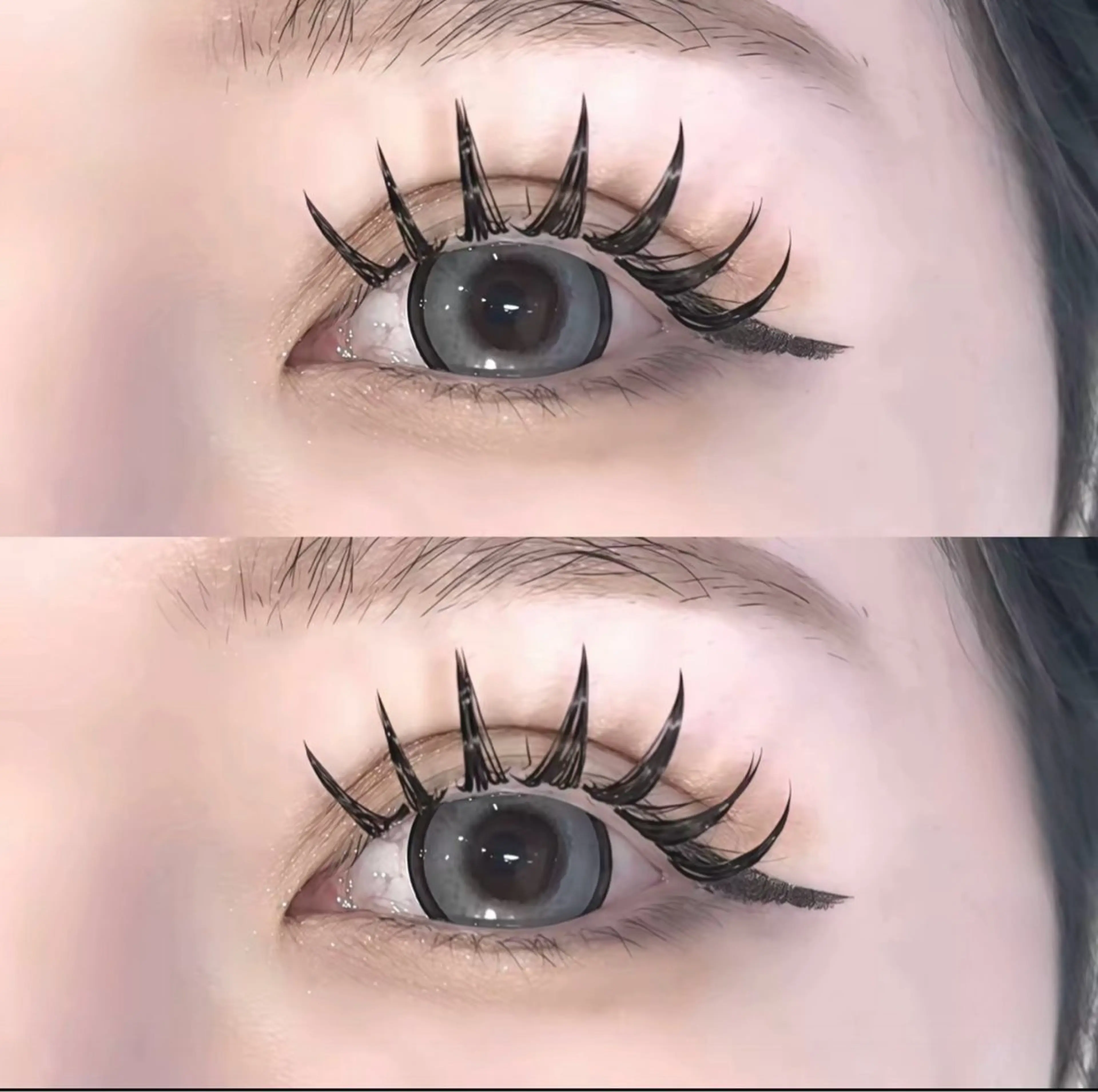 マツエク・マツパ バインドロック マツエク ♥️JiJi ♥️のマツエク・マツパデザイン