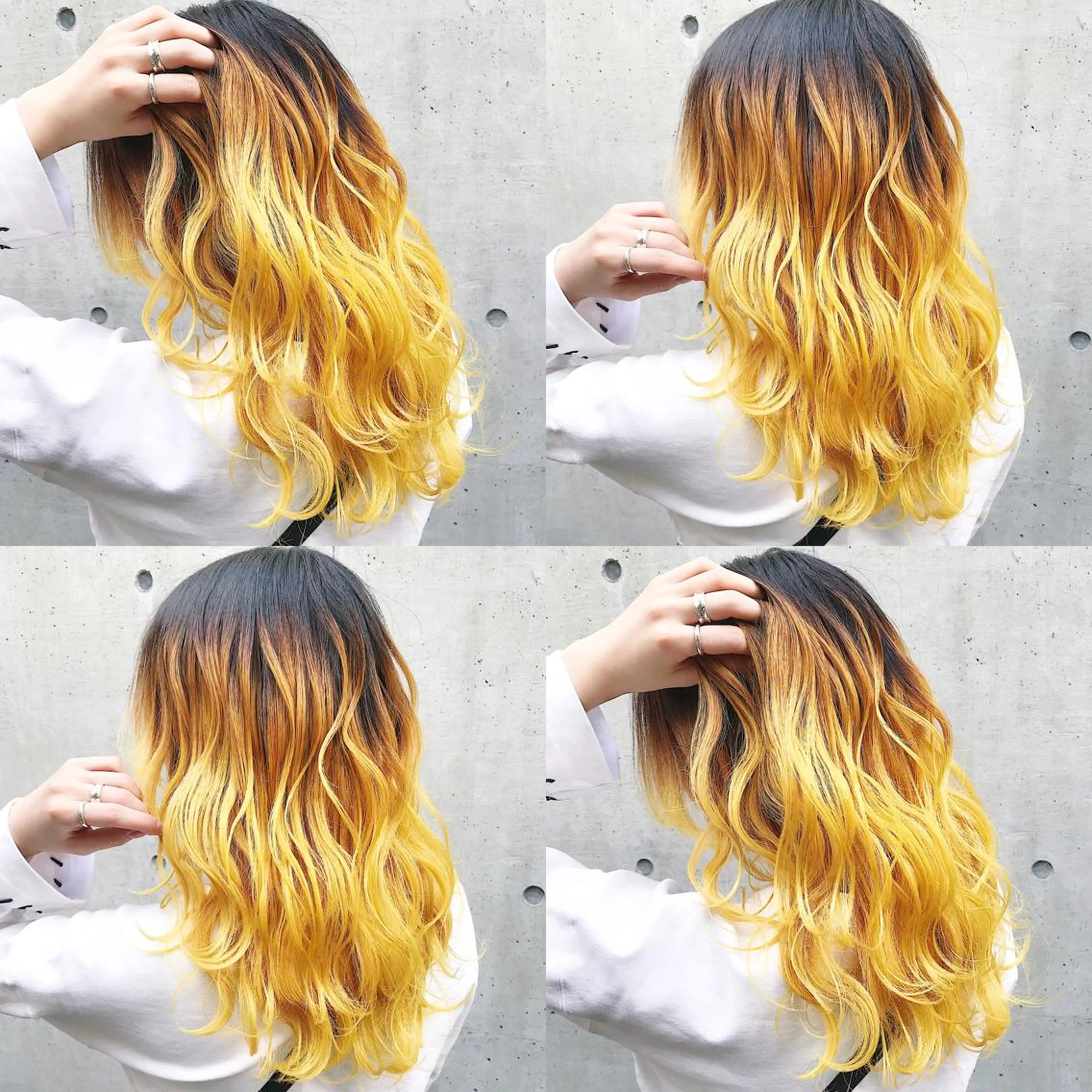 セミロング カラー ヘアアレンジ ヘアカラー トリートメント ブリーチ/ヘアケア 🪞TAKUMA🪞のヘアスタイル