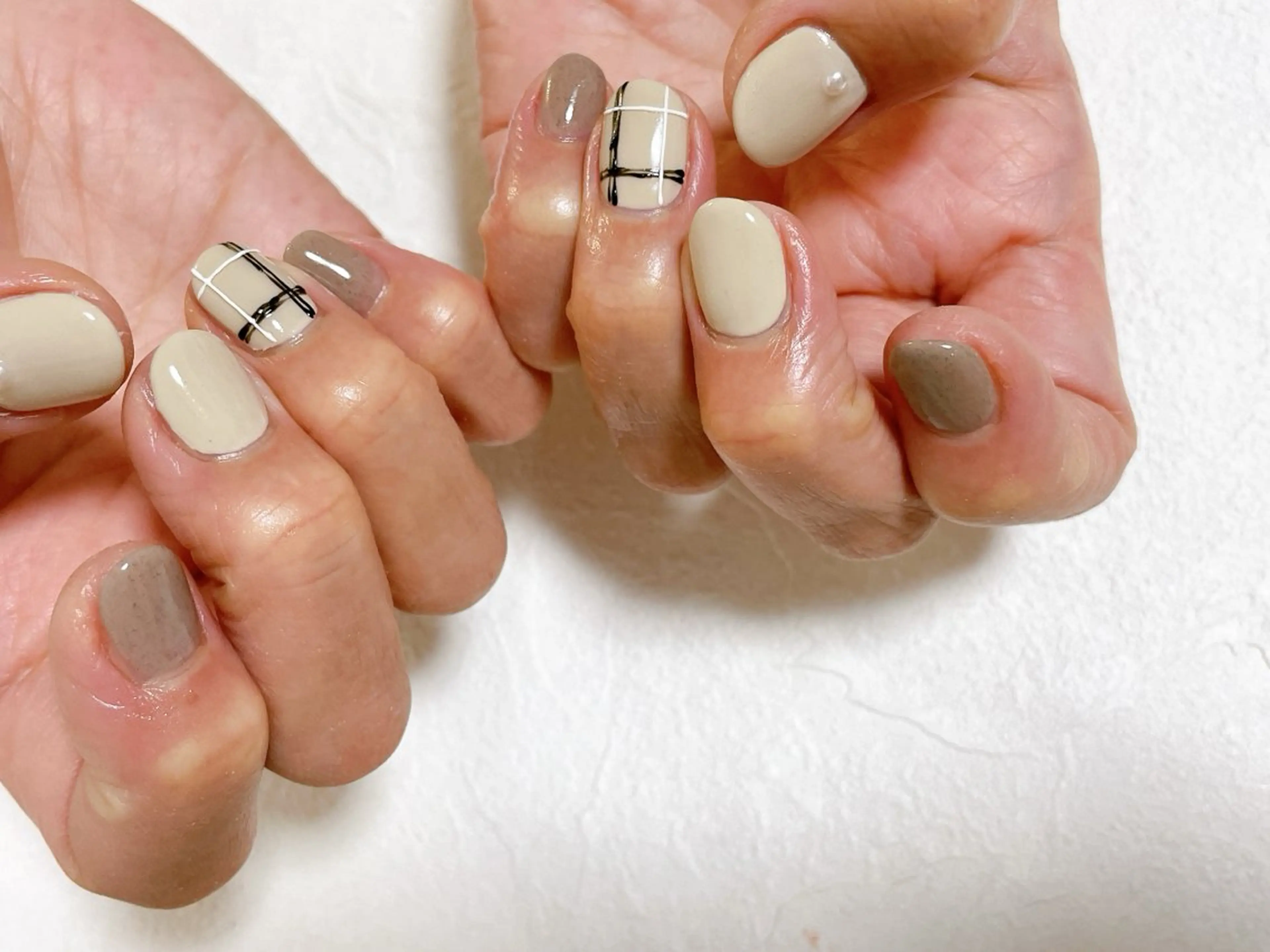 ネイル ジェルネイル メンズネイル パラジェル ワンホンネイル ブライダルネイル ハンドネイル kiki nail 二子玉川のネイルデザイン