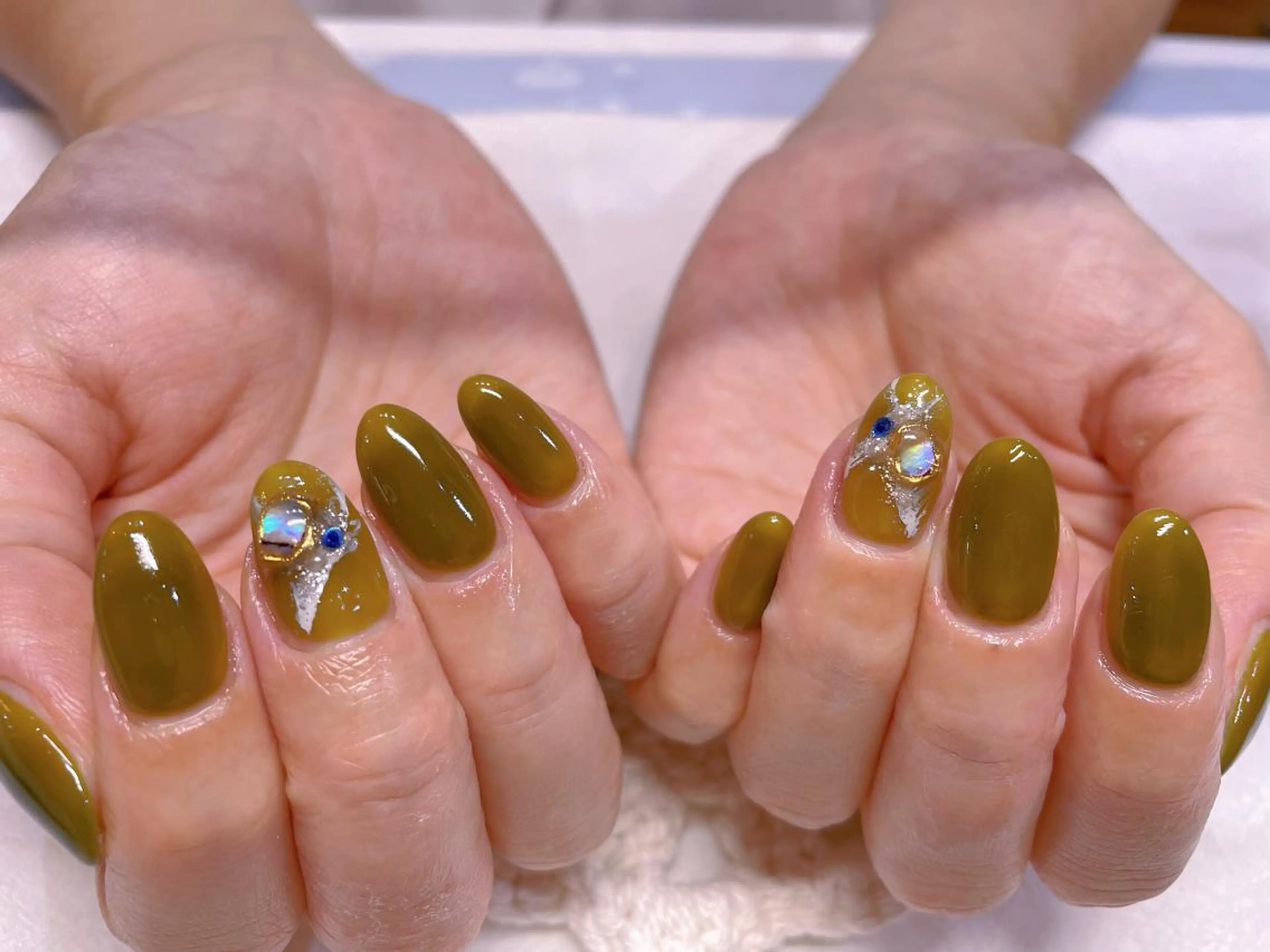 ネイル キラキラネイル ハンドネイル ネイリスト ❄️ユキ❄️のネイルデザイン