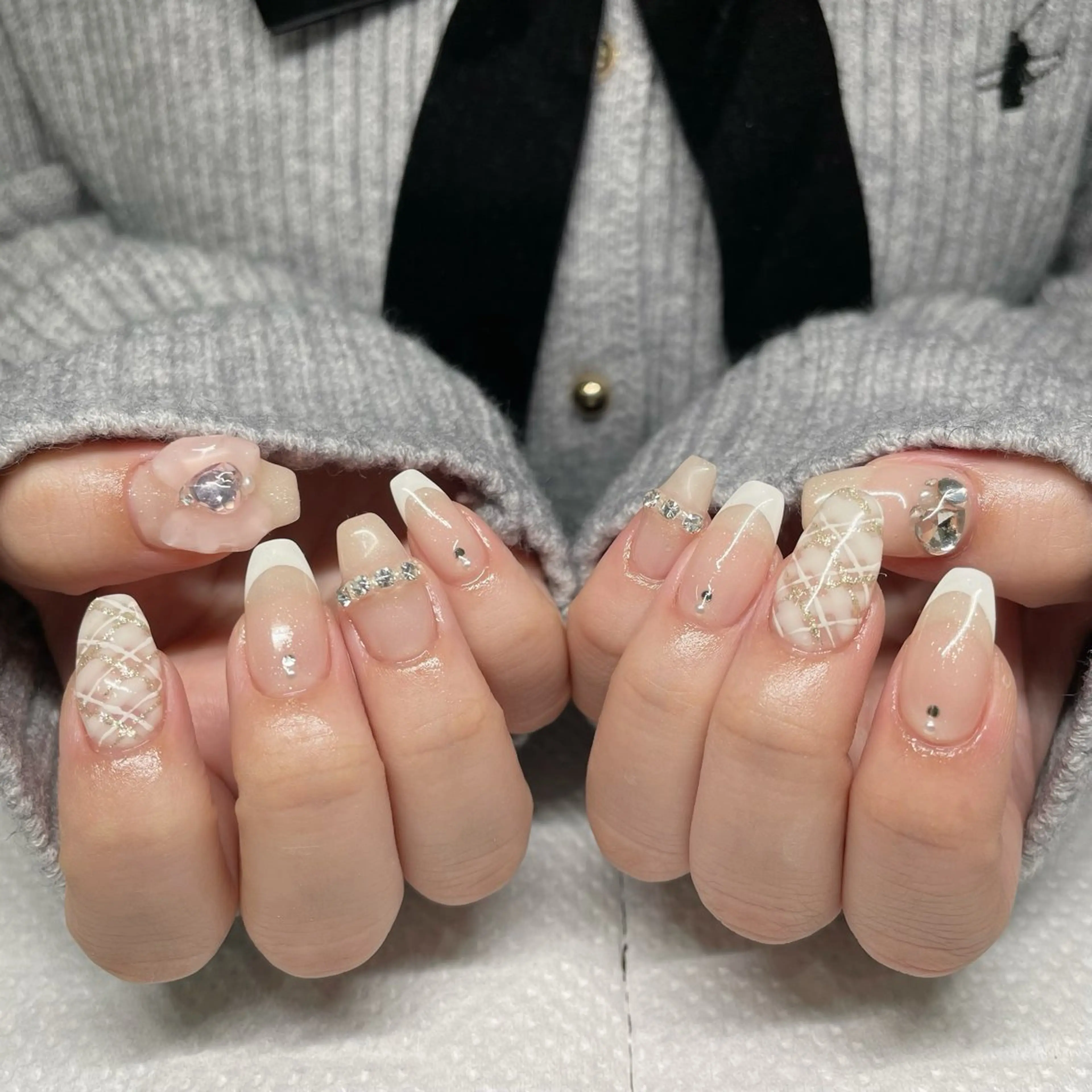 ネイル 冬ネイル Ricnail☾ ayanoのネイルデザイン