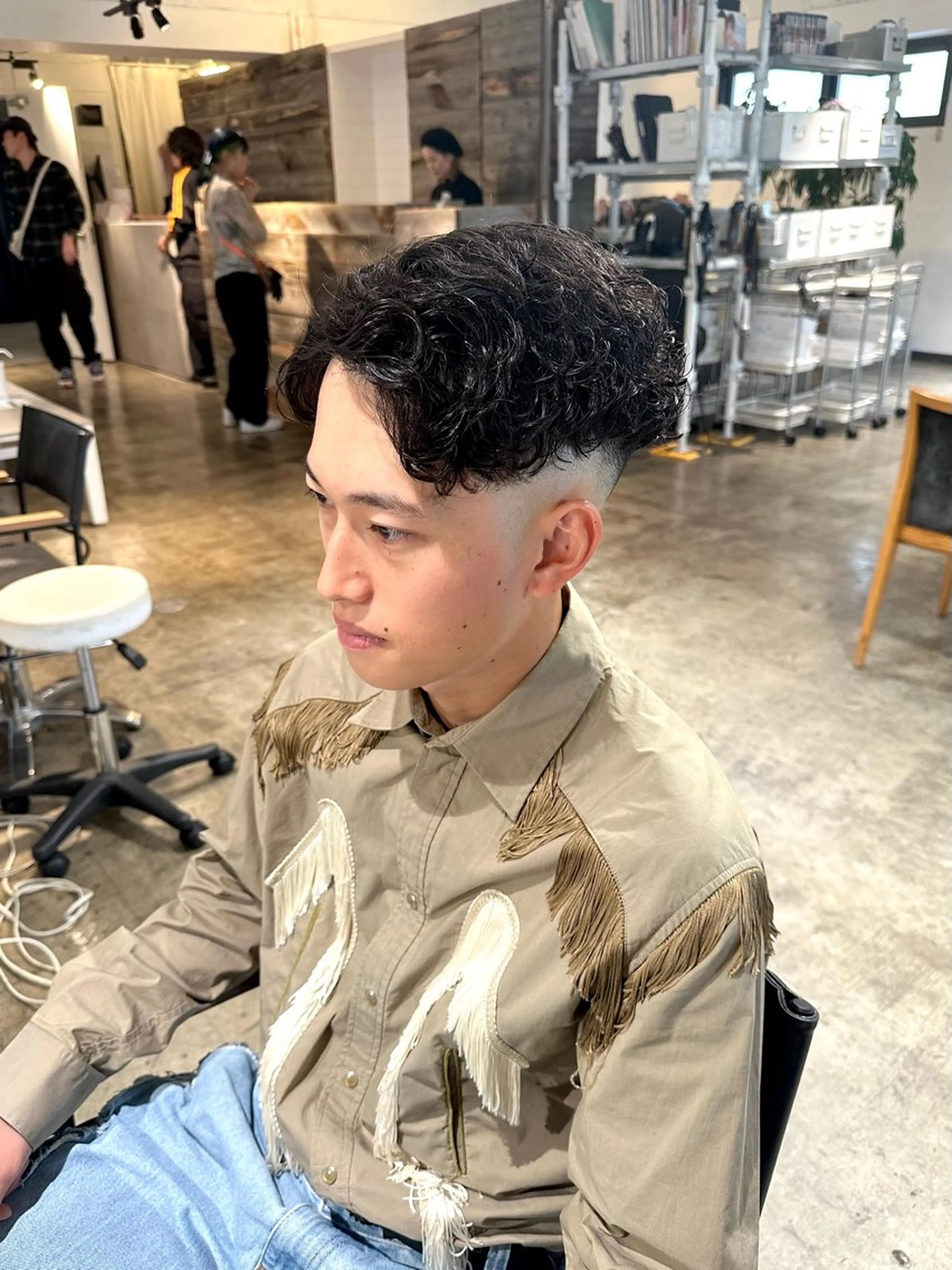 メンズ フェードカット メンズパーマ スキンフェード 骨格補正施術/メンズ 専門美容師/YUYAのヘアスタイル