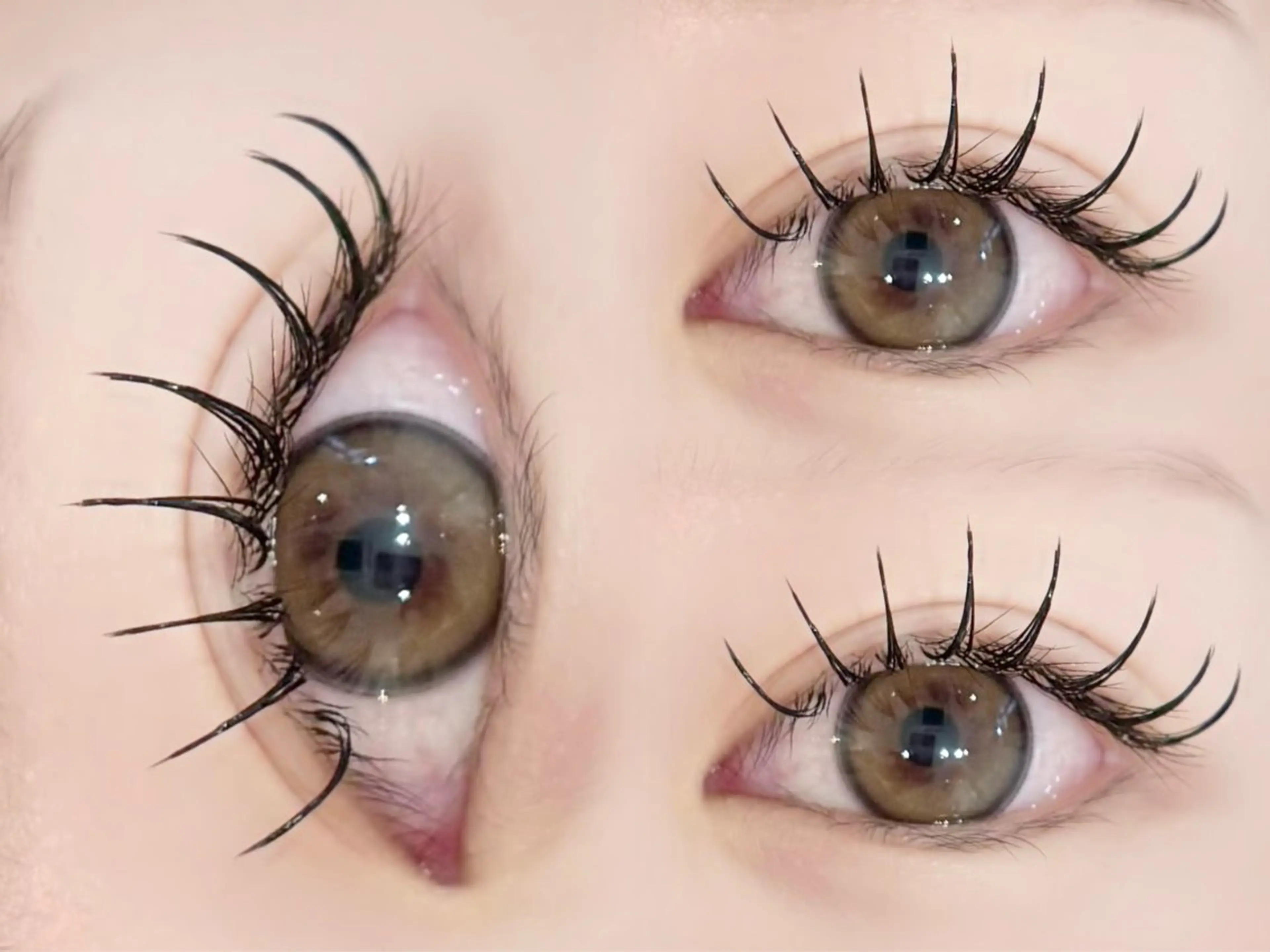 マツエク・マツパ 束感まつ毛 フラットラッシュ マツエク Annie 守田のマツエク・マツパデザイン