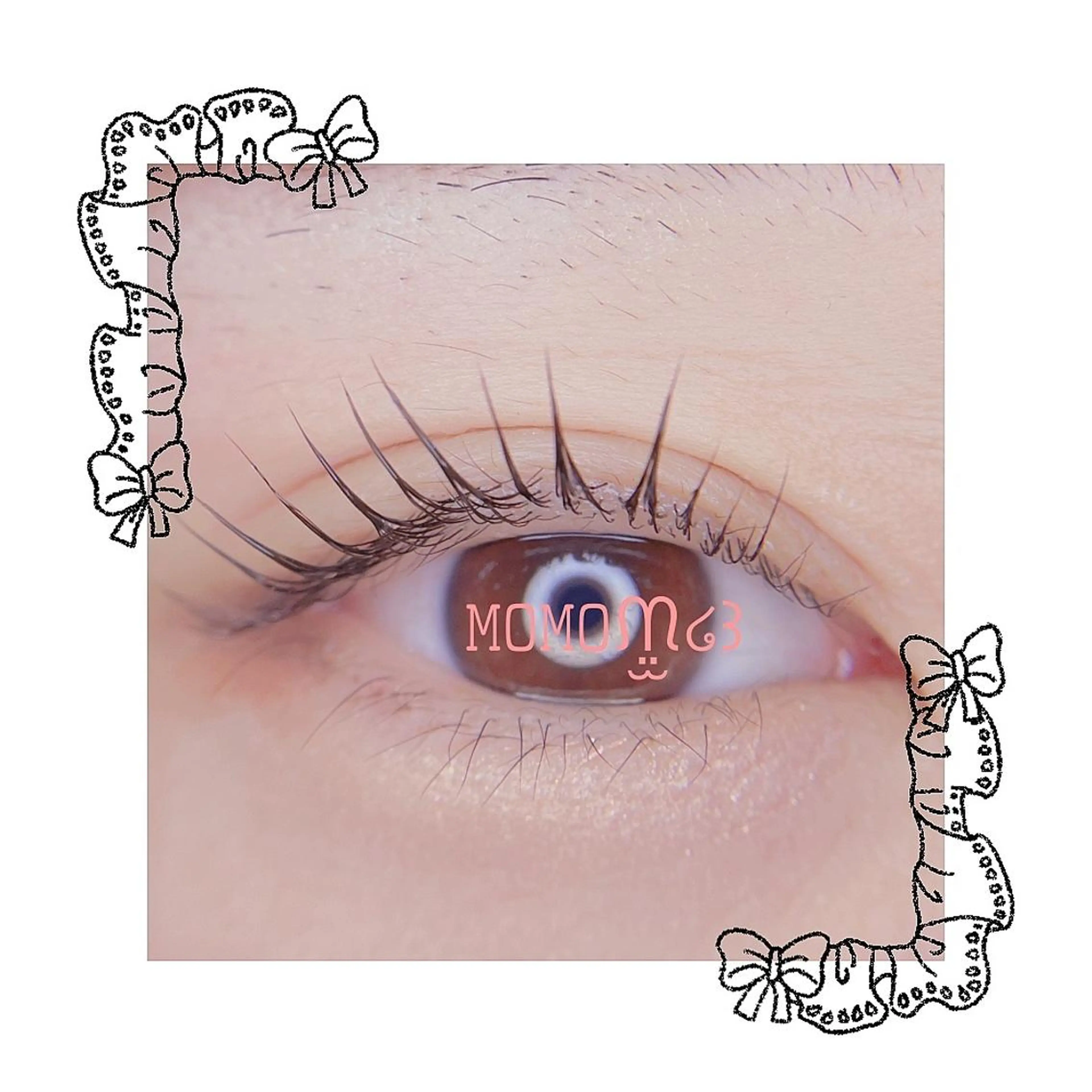 マツエク・マツパ フラットラッシュ ナチュラル パリジェンヌラッシュリフト 下まつげエクステ 一重×まつ毛パーマ モテデザインのプロ モモ🍑のマツエク・マツパデザイン