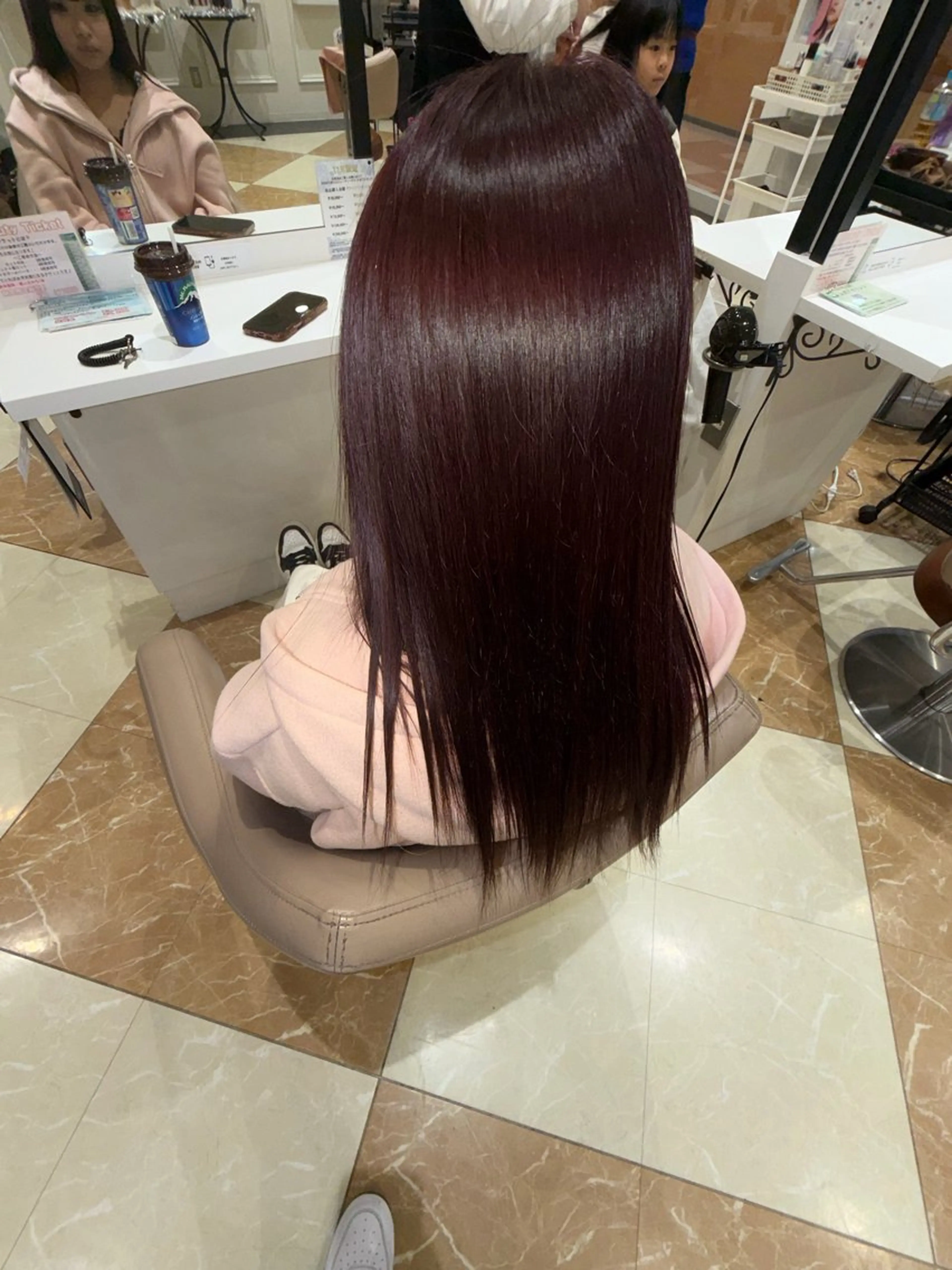 ロング ヘアカラー 髪質改善カラー なーこ💖🌈のヘアスタイル