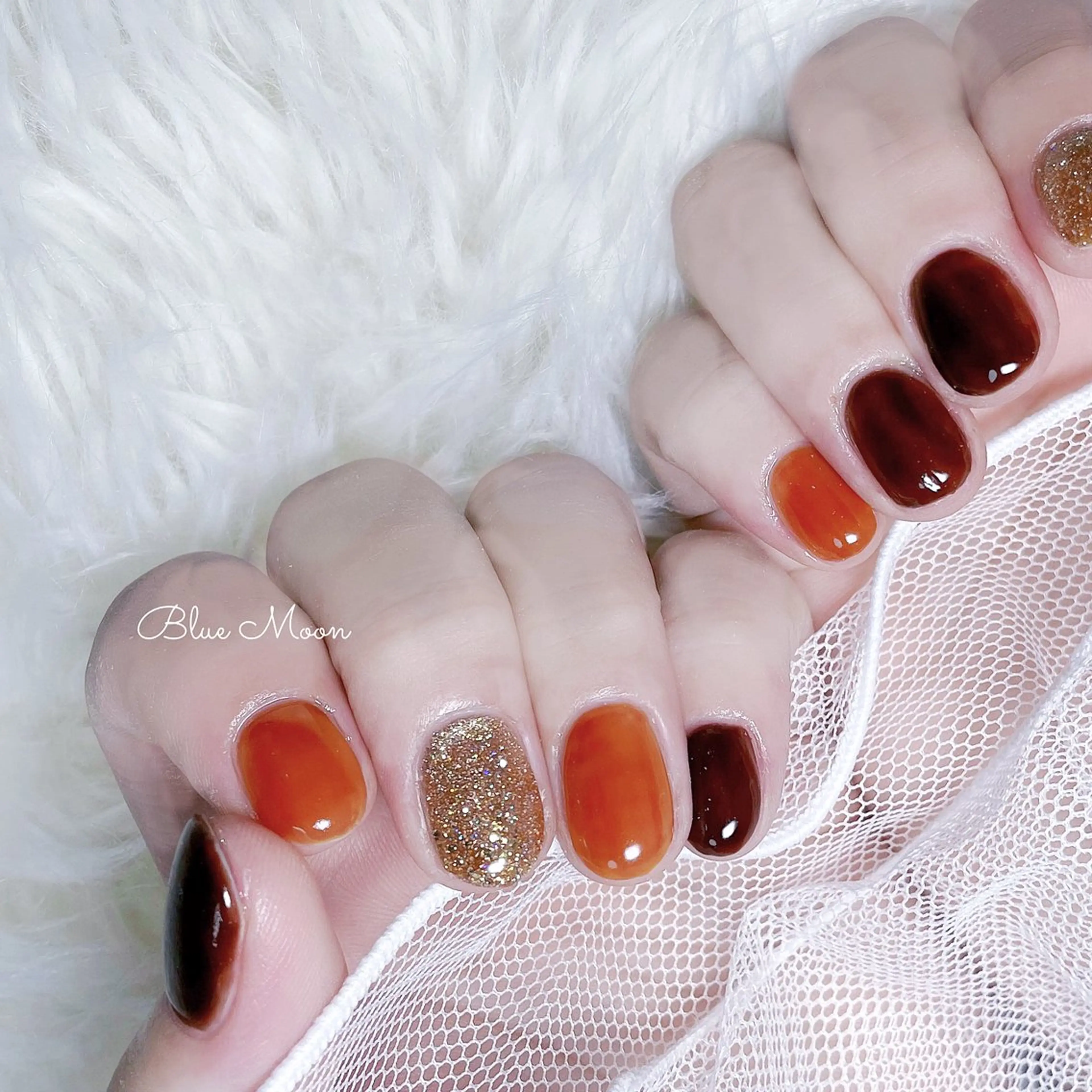 ネイル ハンドネイル フットネイル ハンドケア nail salon Blue Moonのネイルデザイン