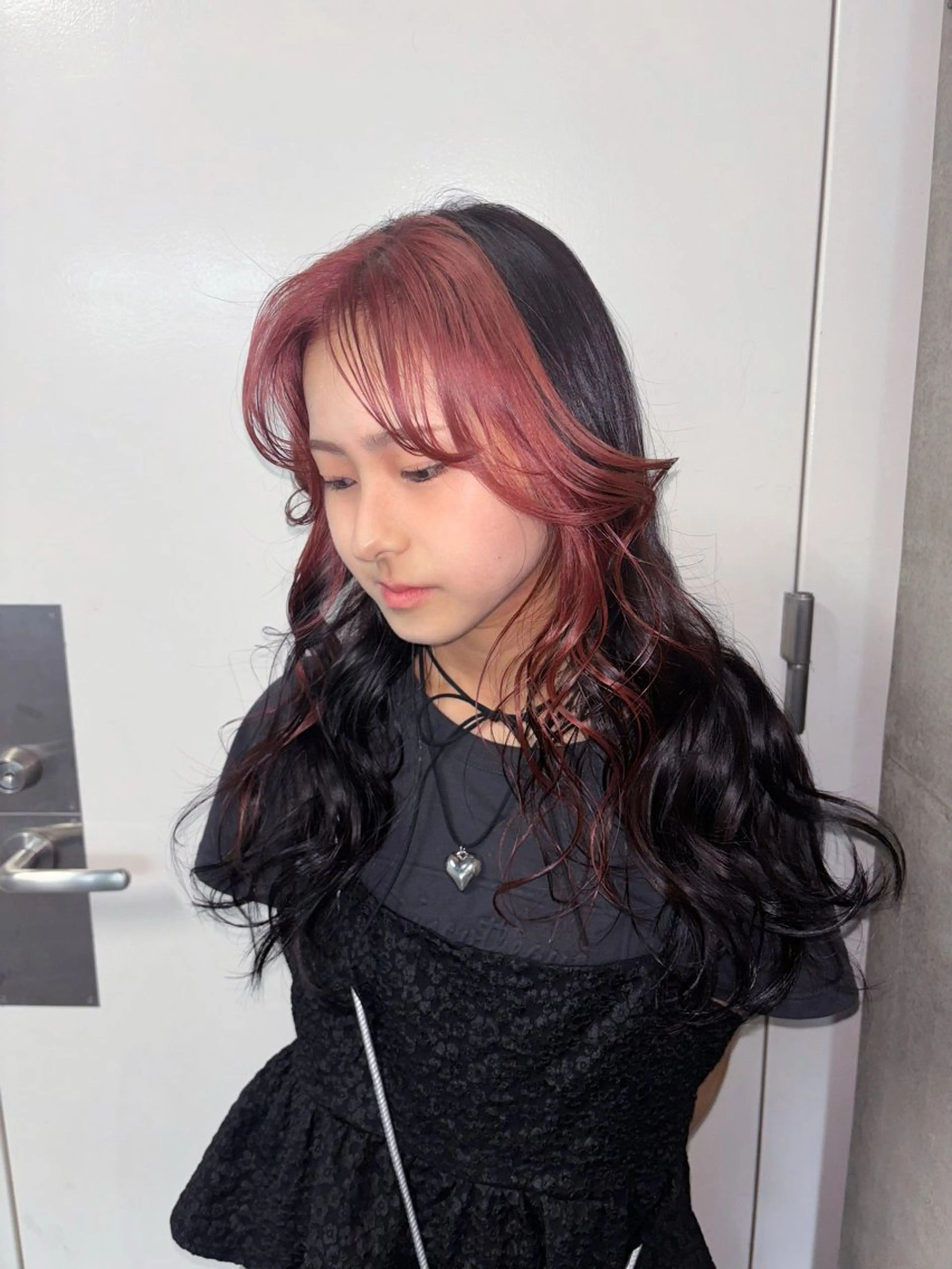 ロング カラー 💫miyu💫デザ インカラー/アレンジのヘアスタイル