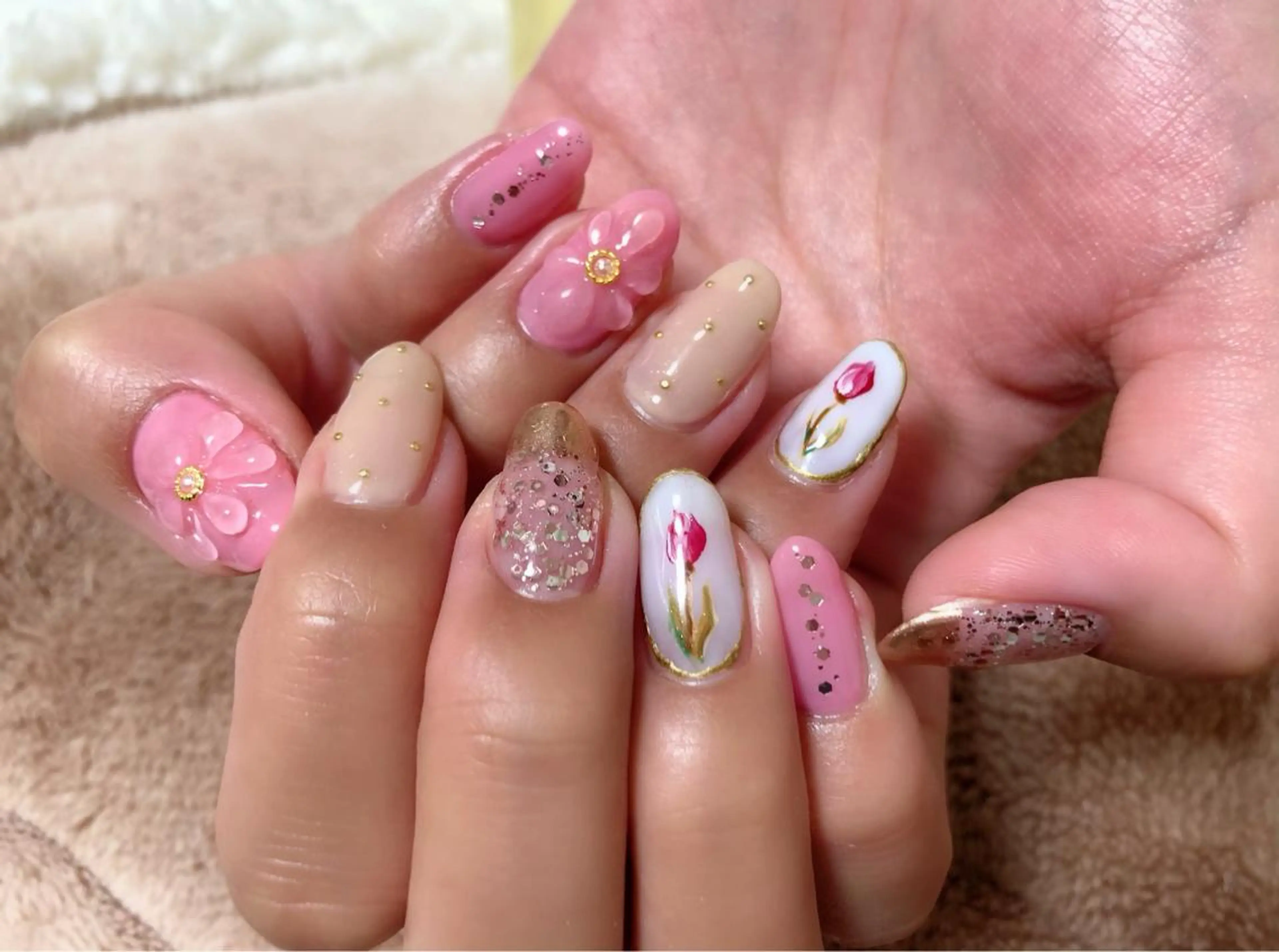 ネイル アートネイル フラワーネイル ハンドネイル t. yoshizawaのネイルデザイン