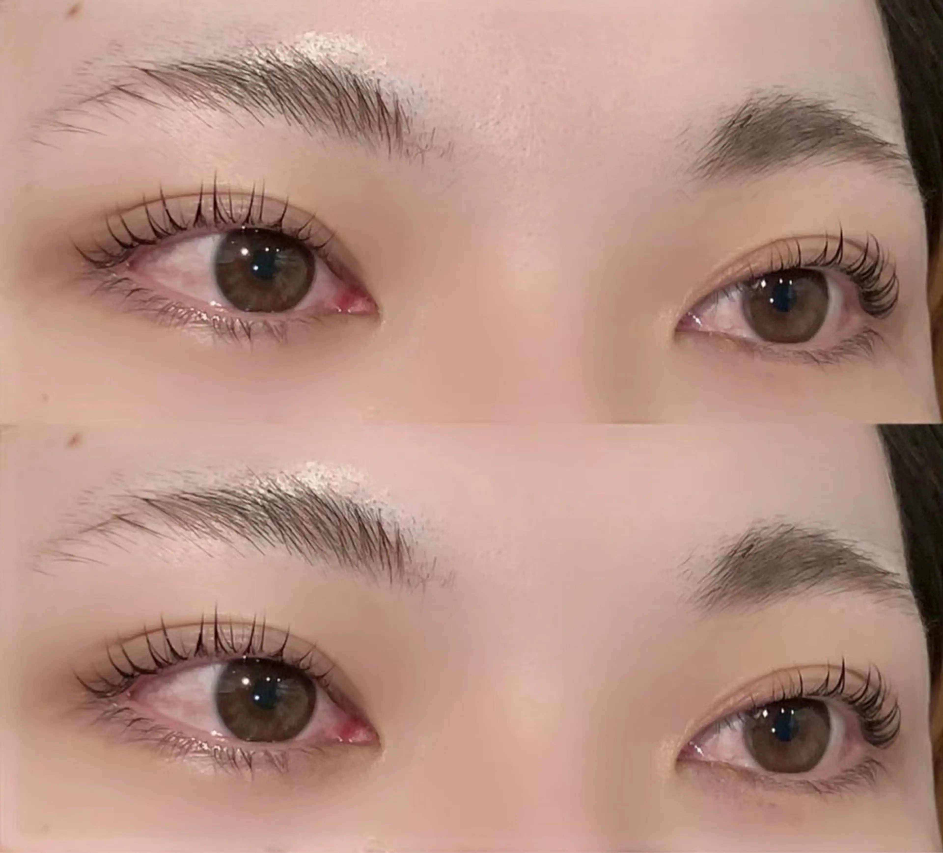 マツエク・マツパ 韓国ヘア/グレージュ カラー🩷リノアのヘアスタイル