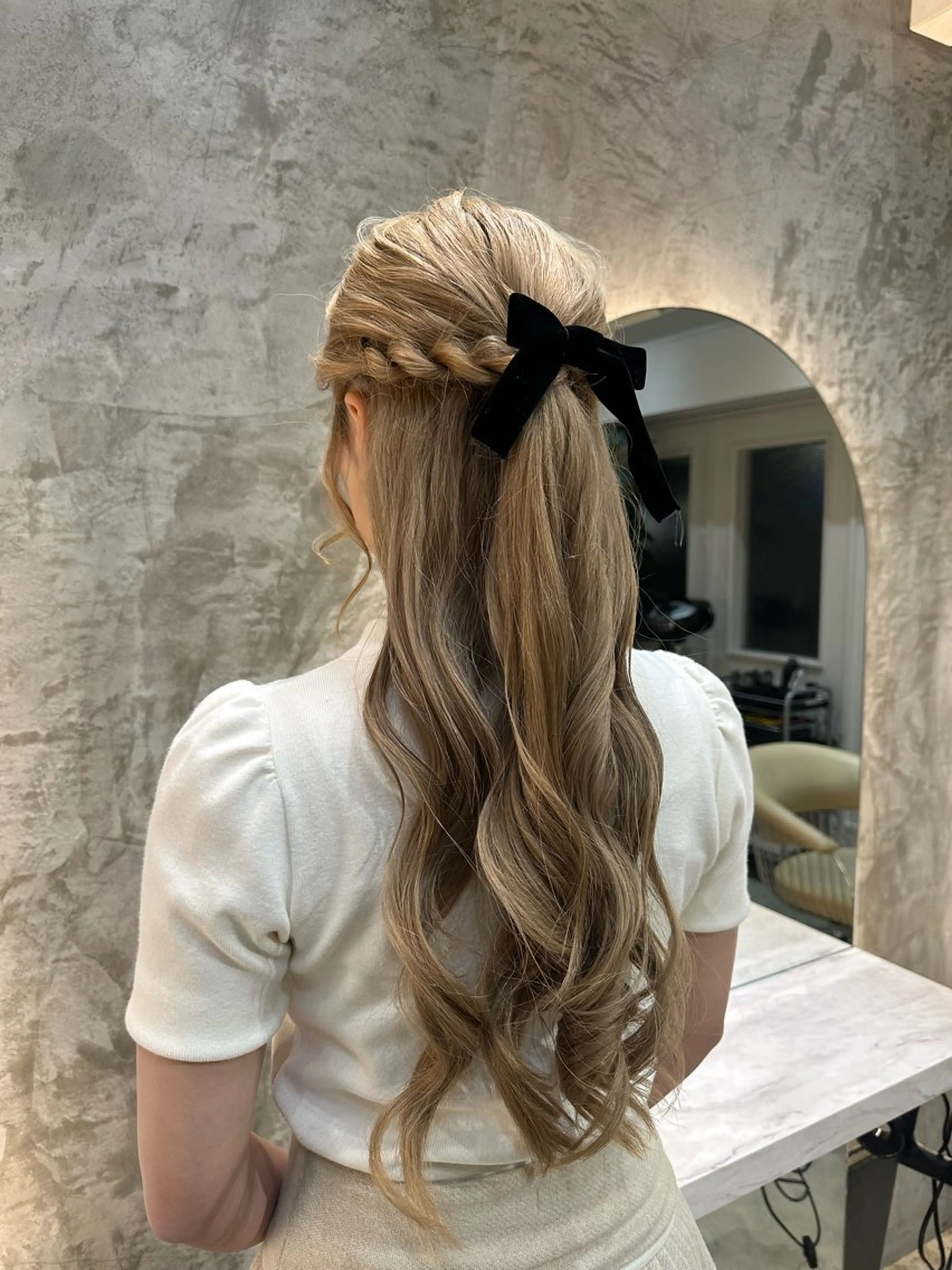 ヘアアレンジ ハーフアップ 【lond】🩶 Marinのヘアスタイル